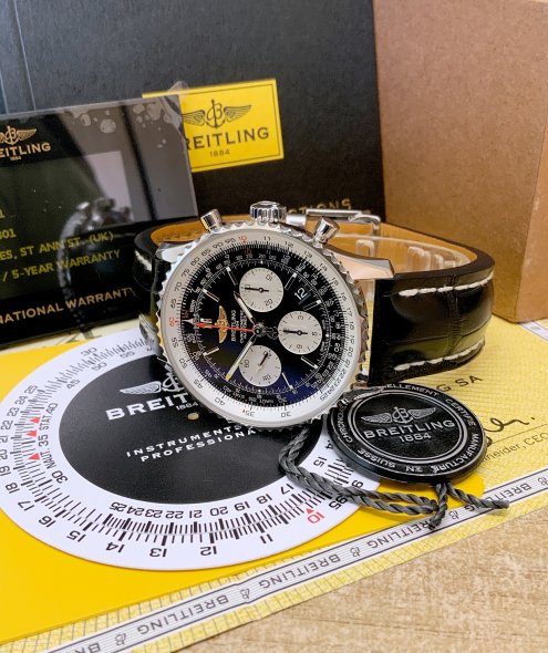 Breitling Navitimer black dial 43mm