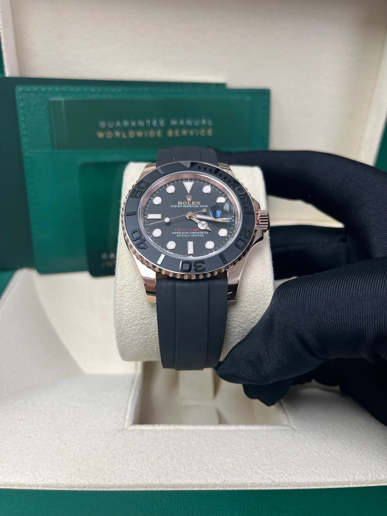 Yacht-Master 40mm Rose Gold- Oysterflex Strap