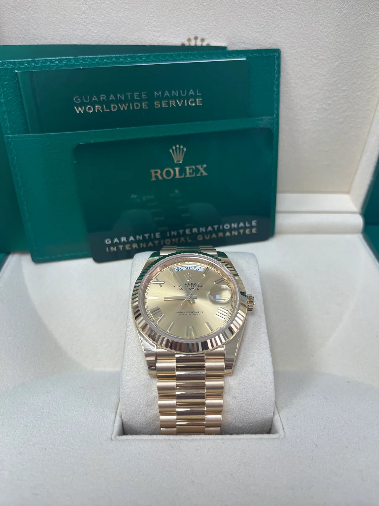 Day Date 40mm Oro