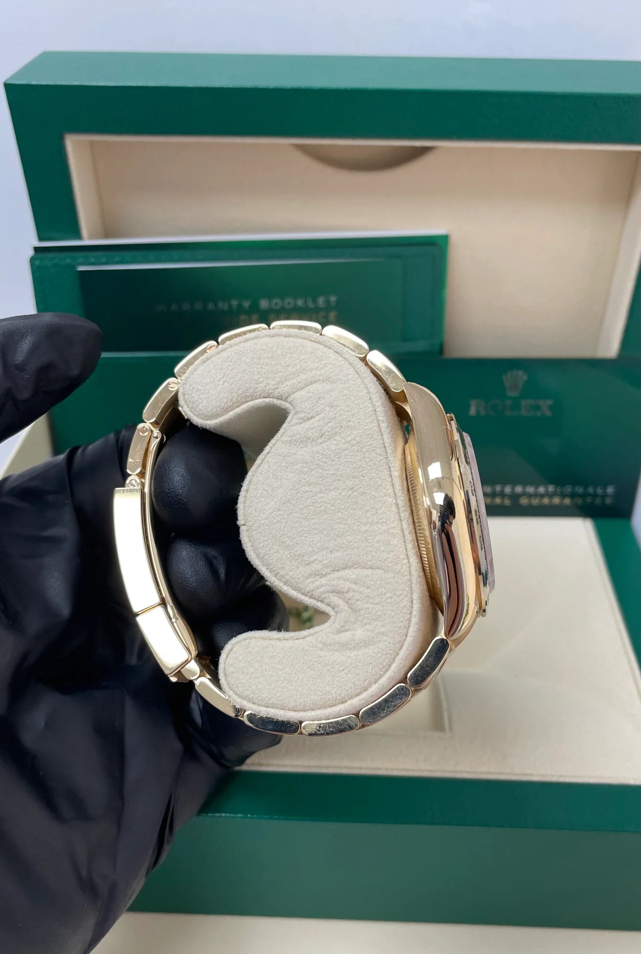 Daytona 40mm Oro giallo quadrante Bianco