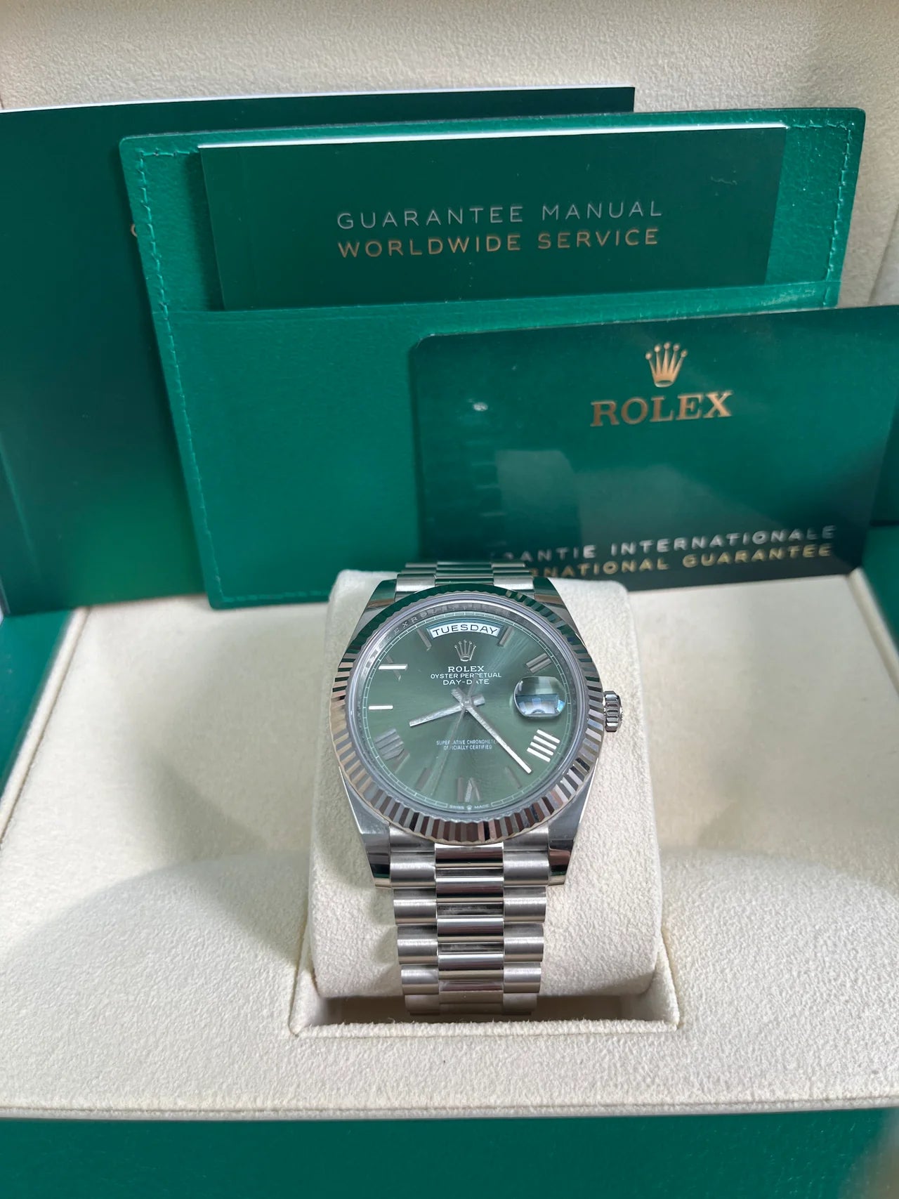 Day Date 40mm verde