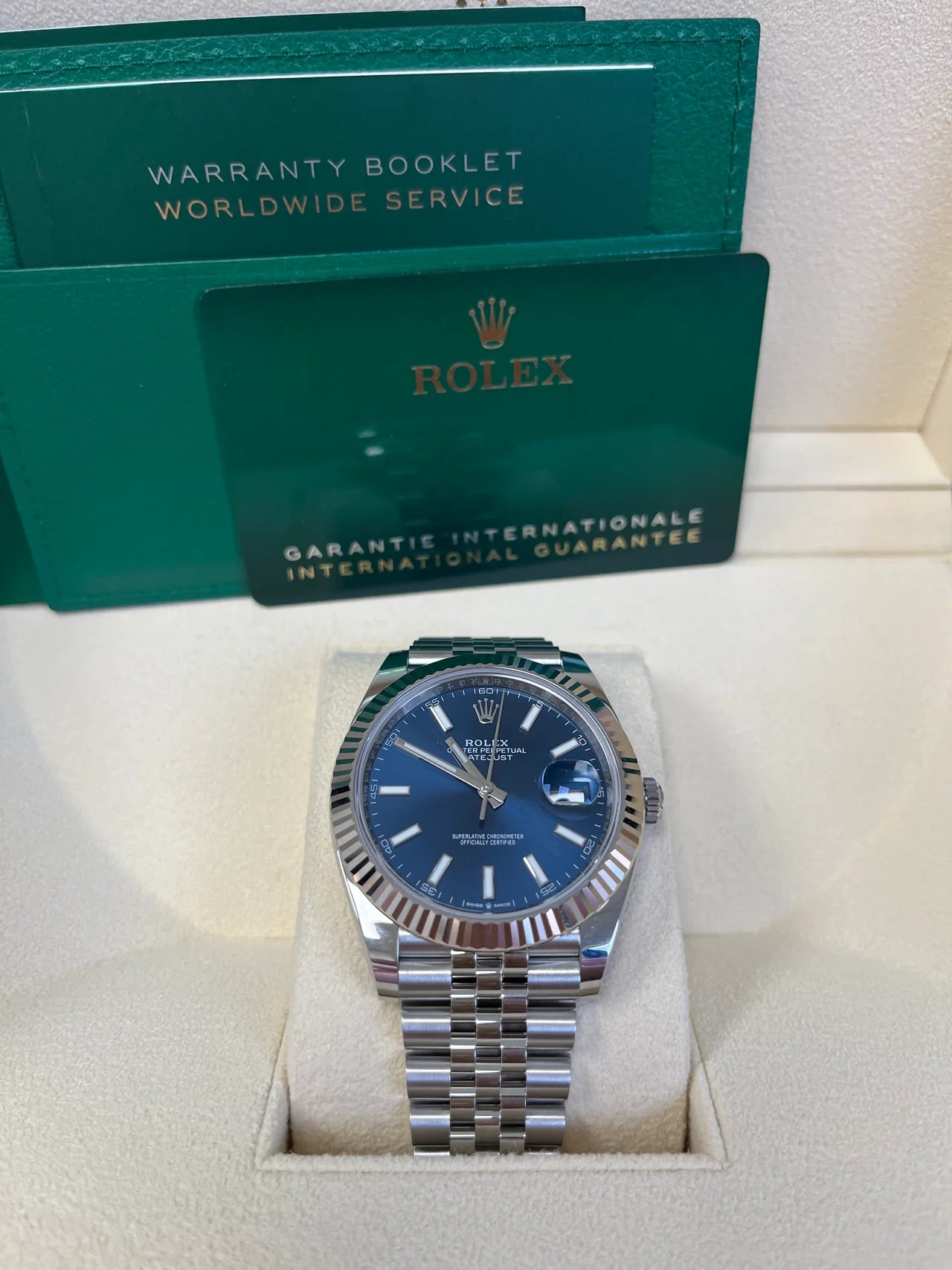 Datejust 41mm Blu Jubilee