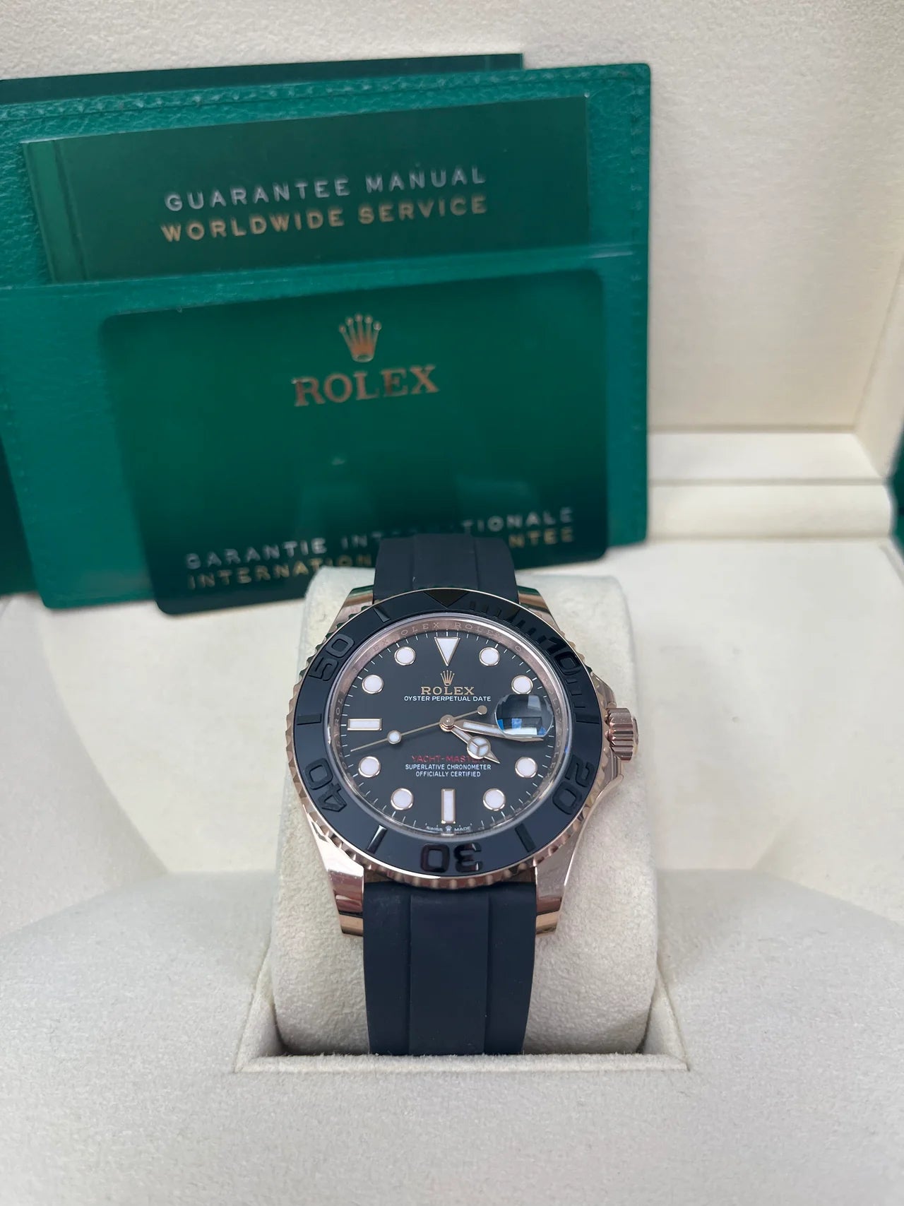 Yacht-Master 40mm Rose Gold- Oysterflex Strap