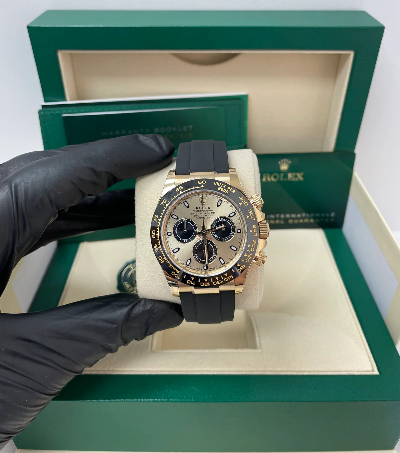 Daytona 40mm Oysterflex Oro giallo