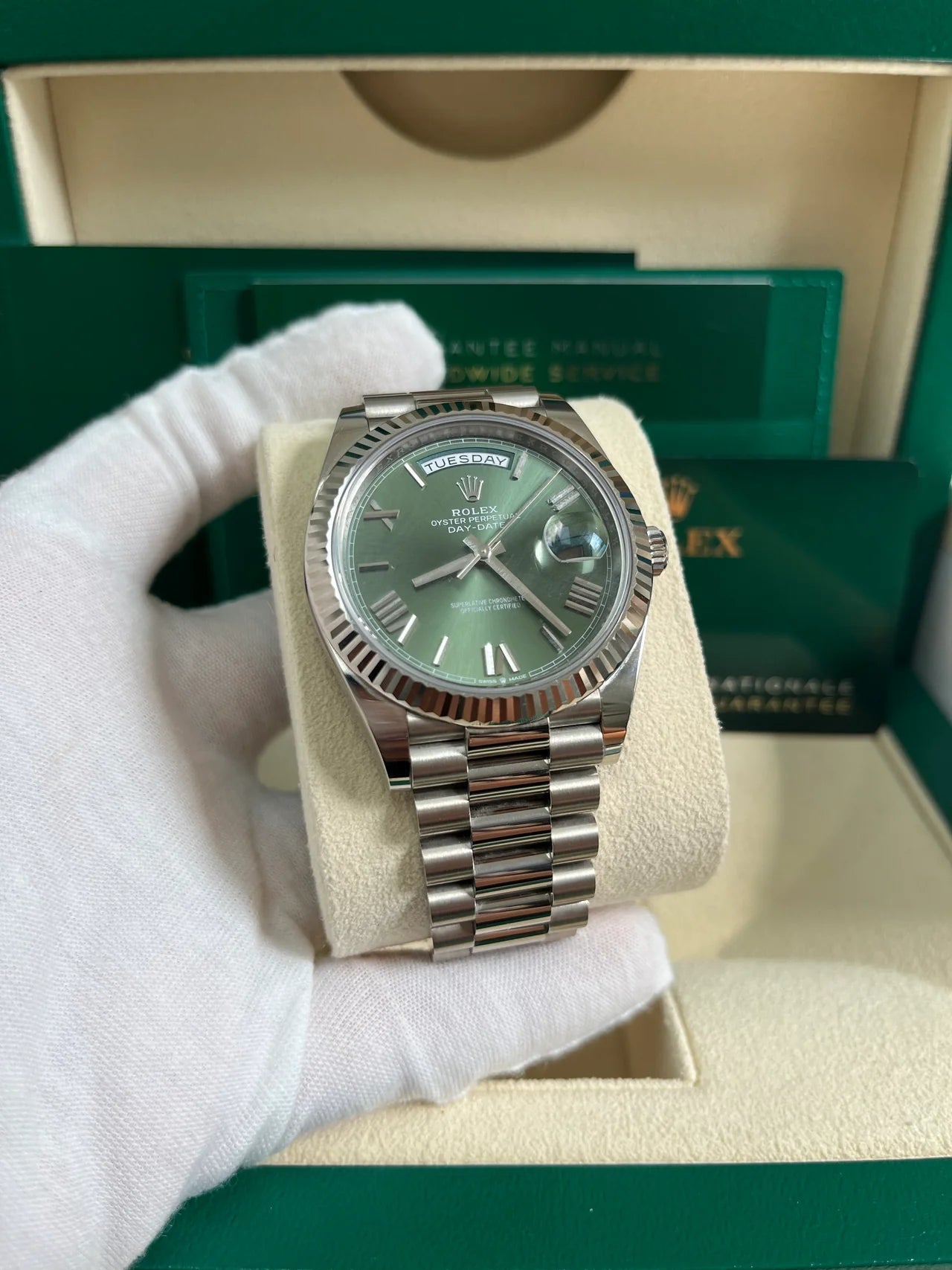 Day Date 40mm verde