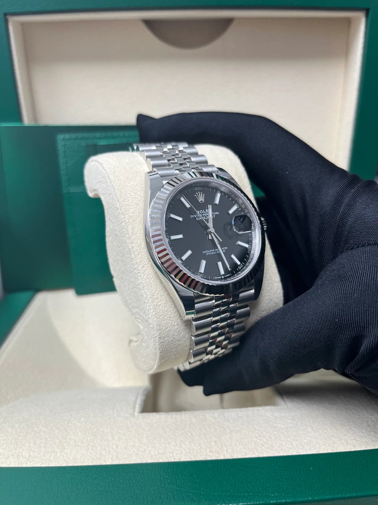 Datejust 41mm nero Jubilee