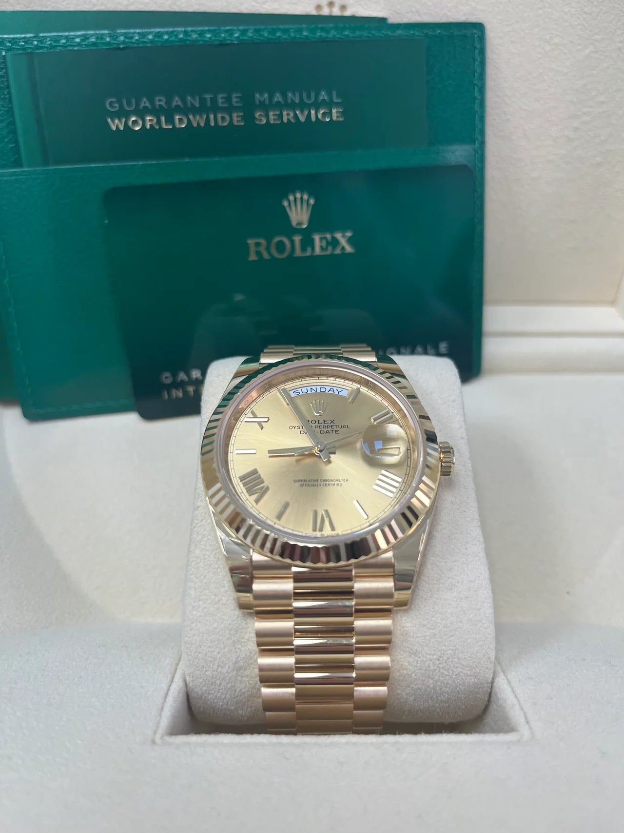 Day Date 40mm Oro