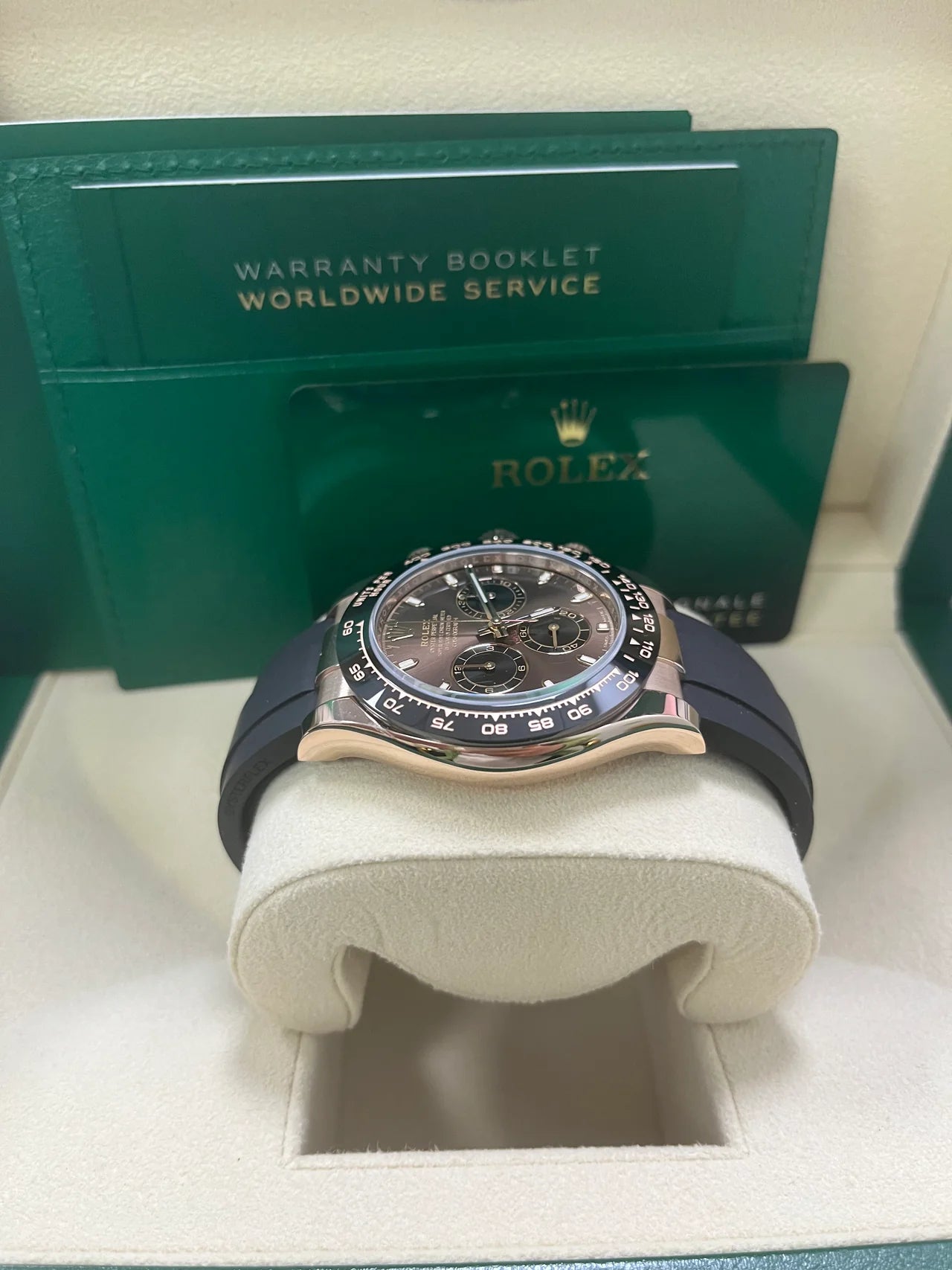 Daytona 40mm Oysterflex Oro Rosè