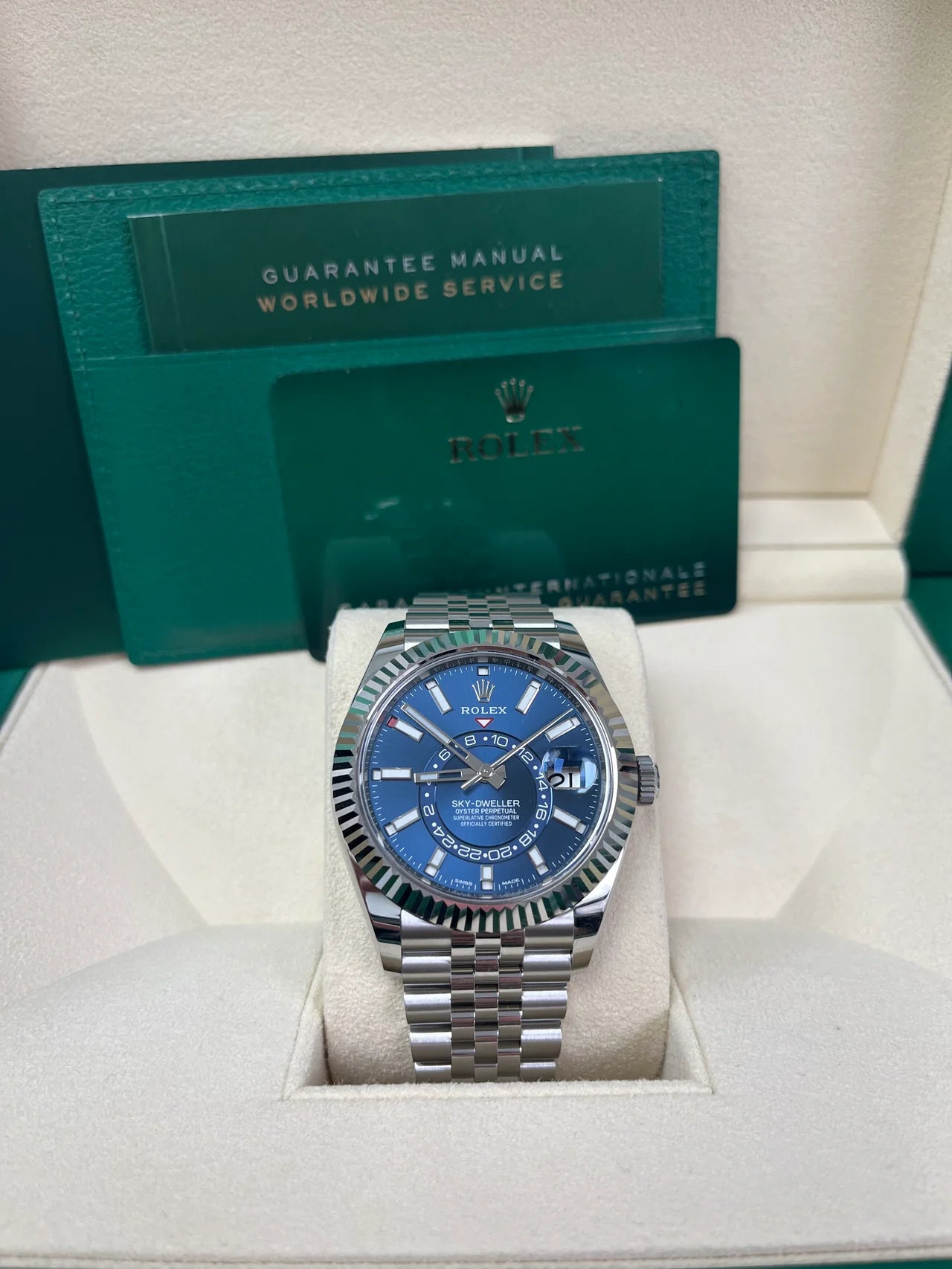 Sky Dweller 42mm Jubilee Blu