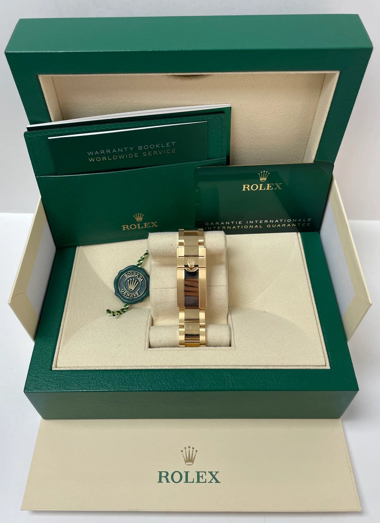 Daytona 40mm Oro giallo quadrante Bianco