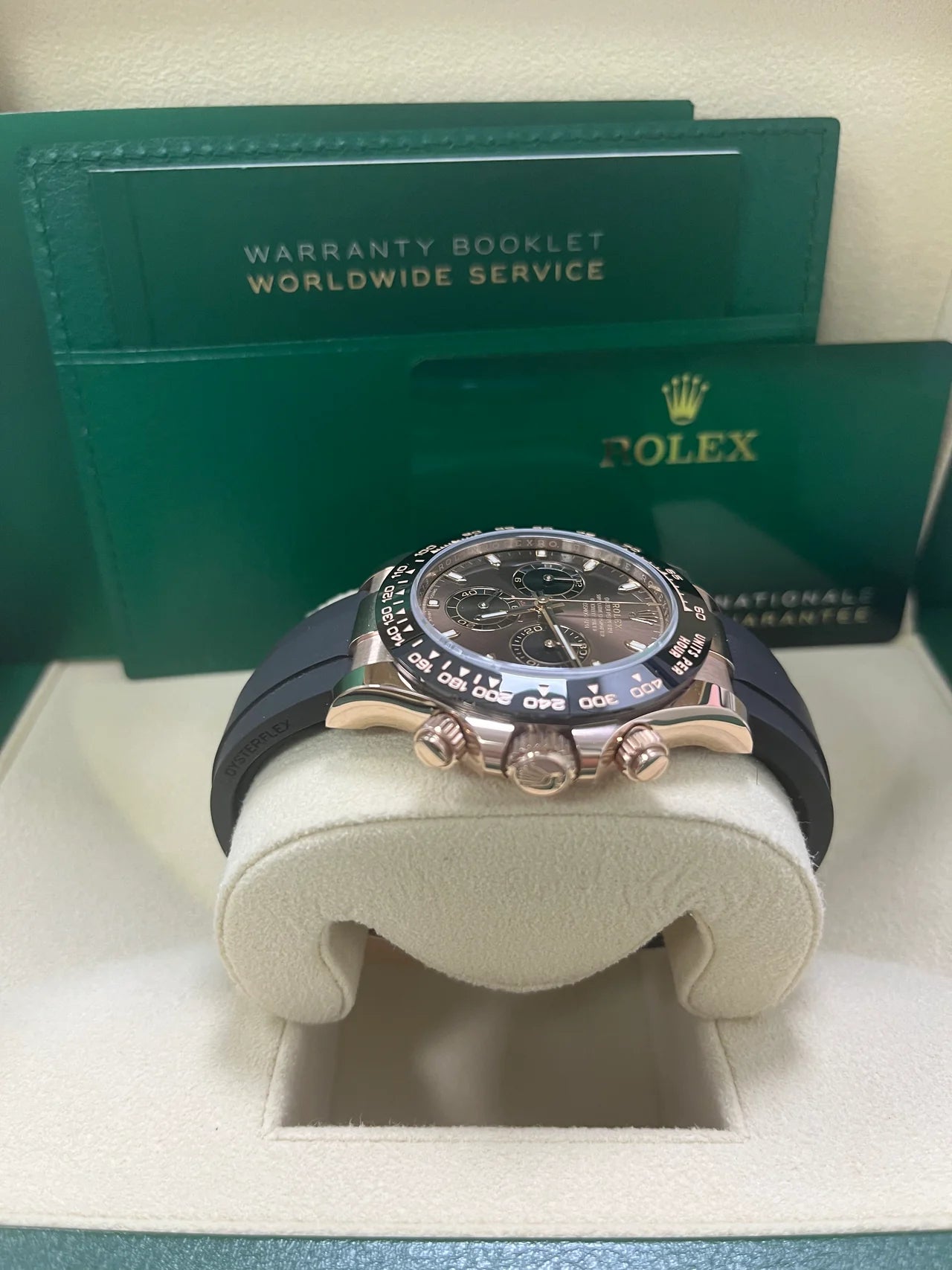 Daytona 40mm Oysterflex Oro Rosè