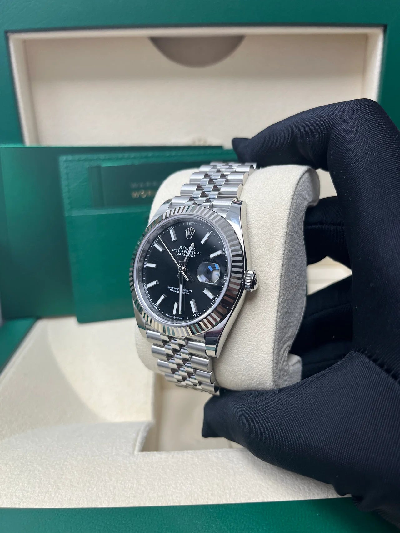 Datejust 41mm nero Jubilee