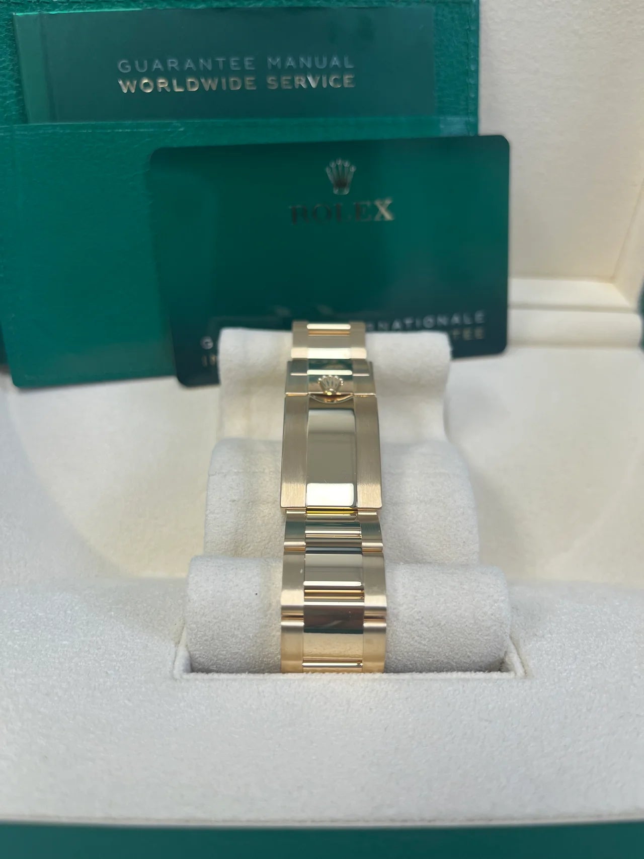 Daytona 40mm Oro Giallo Quadrante Verde