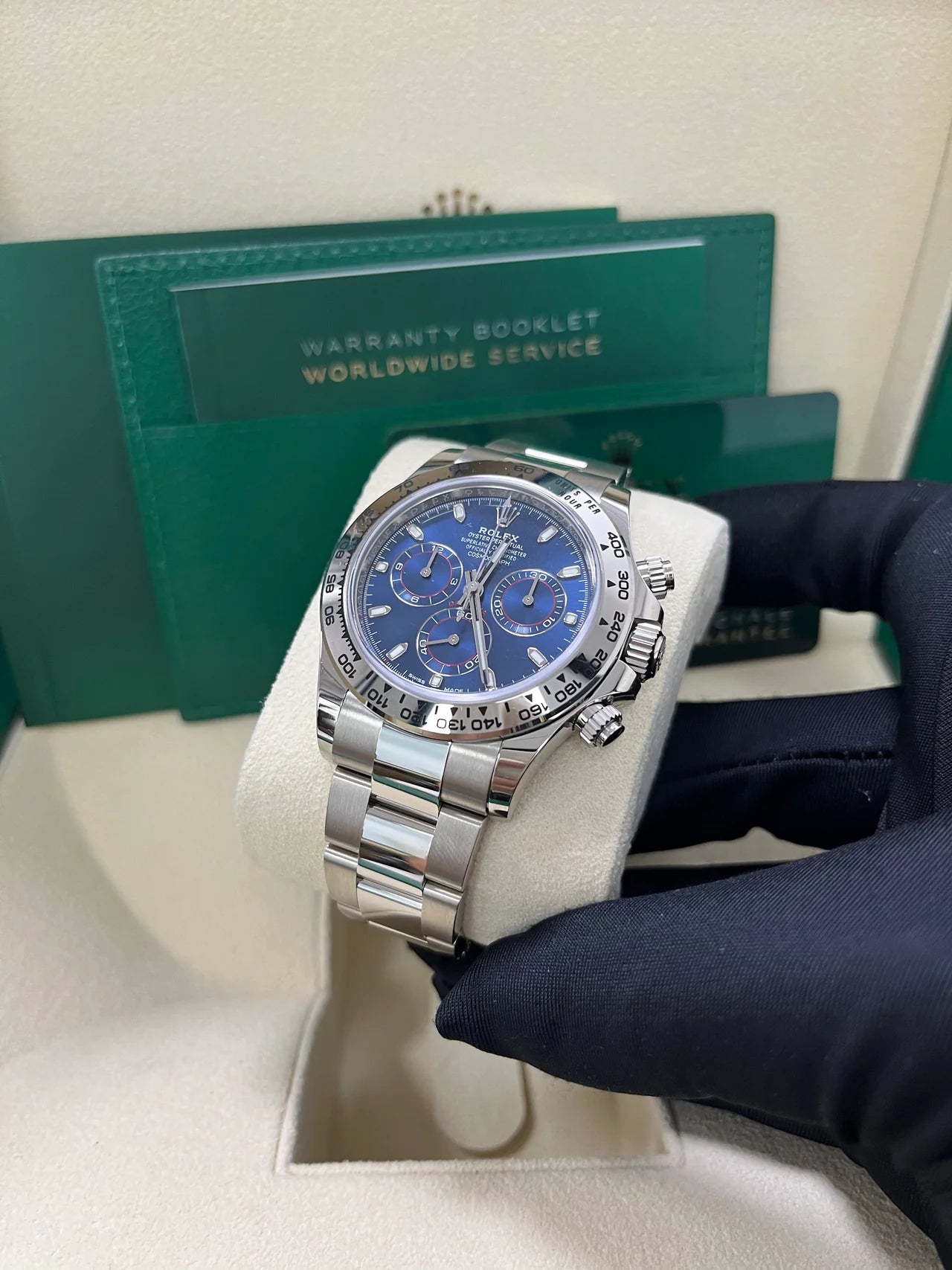 Daytona 40mm Acciaio Blu
