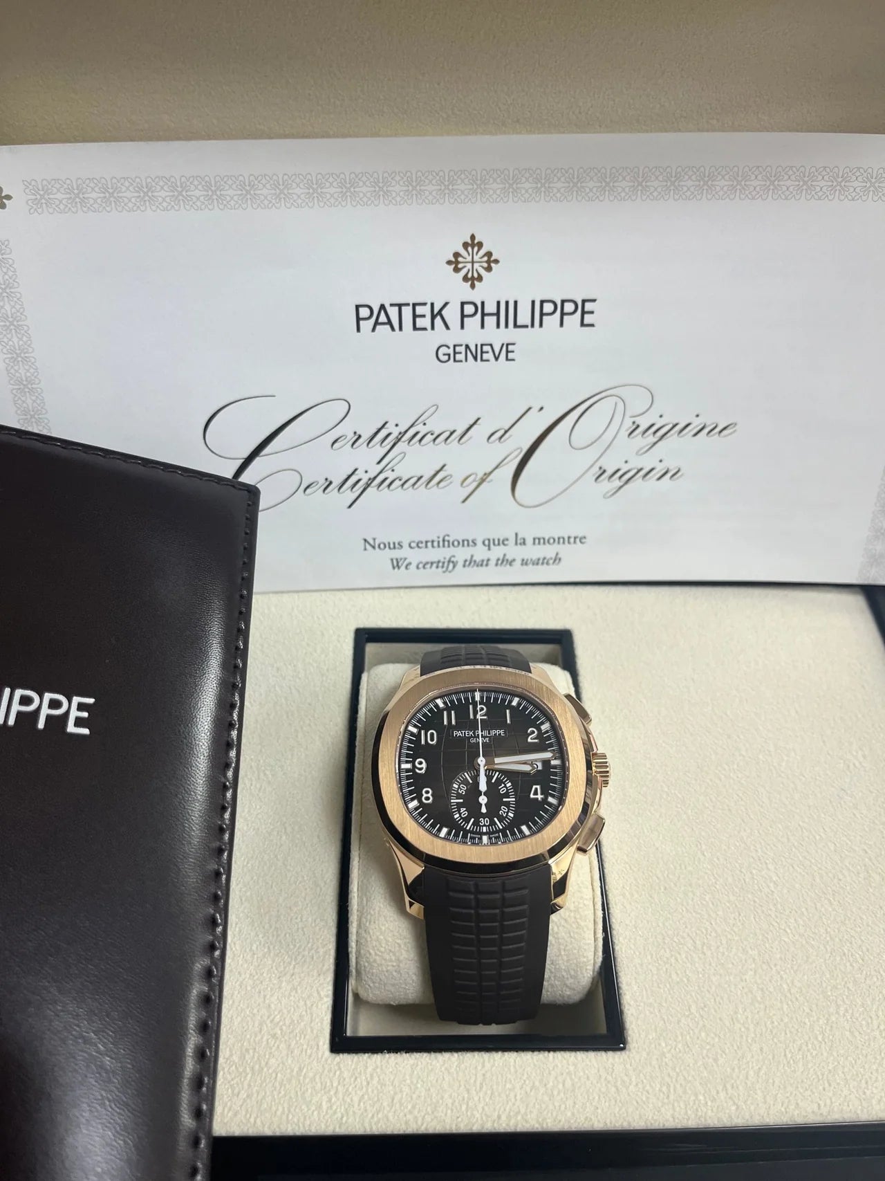 Patek Philippe Aquanaut crono oro rosè