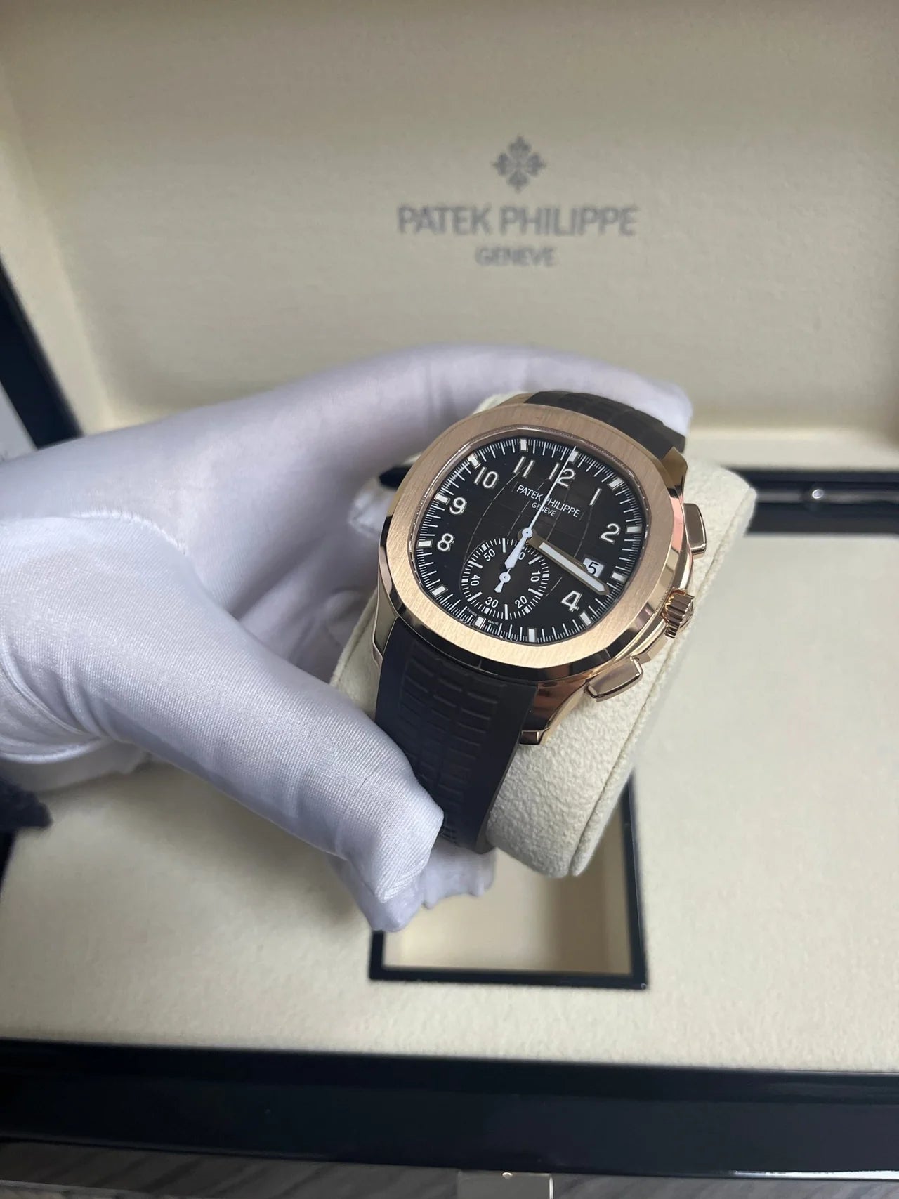 Patek Philippe Aquanaut crono oro rosè