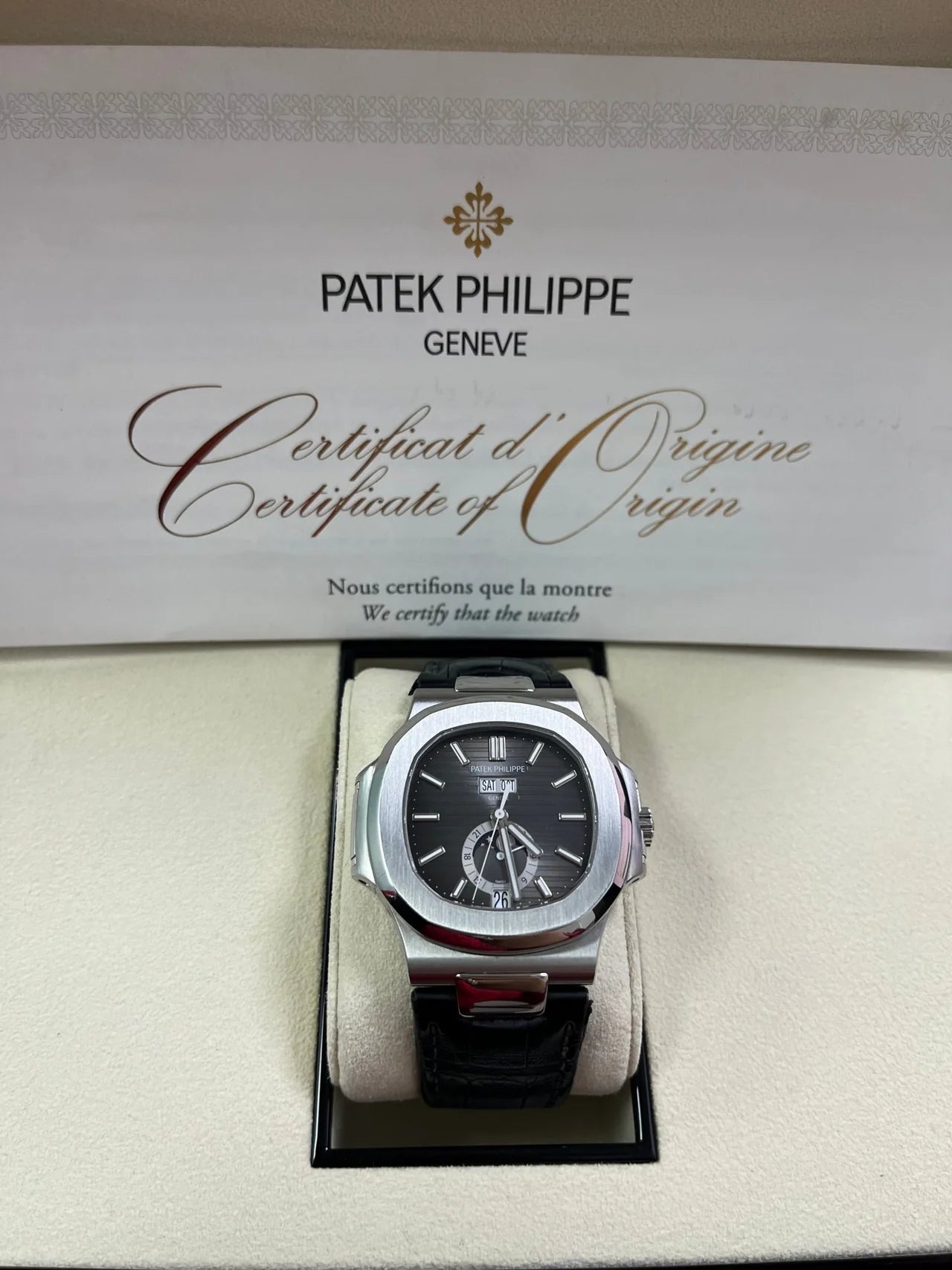 Patek philippe Nautilus pelle