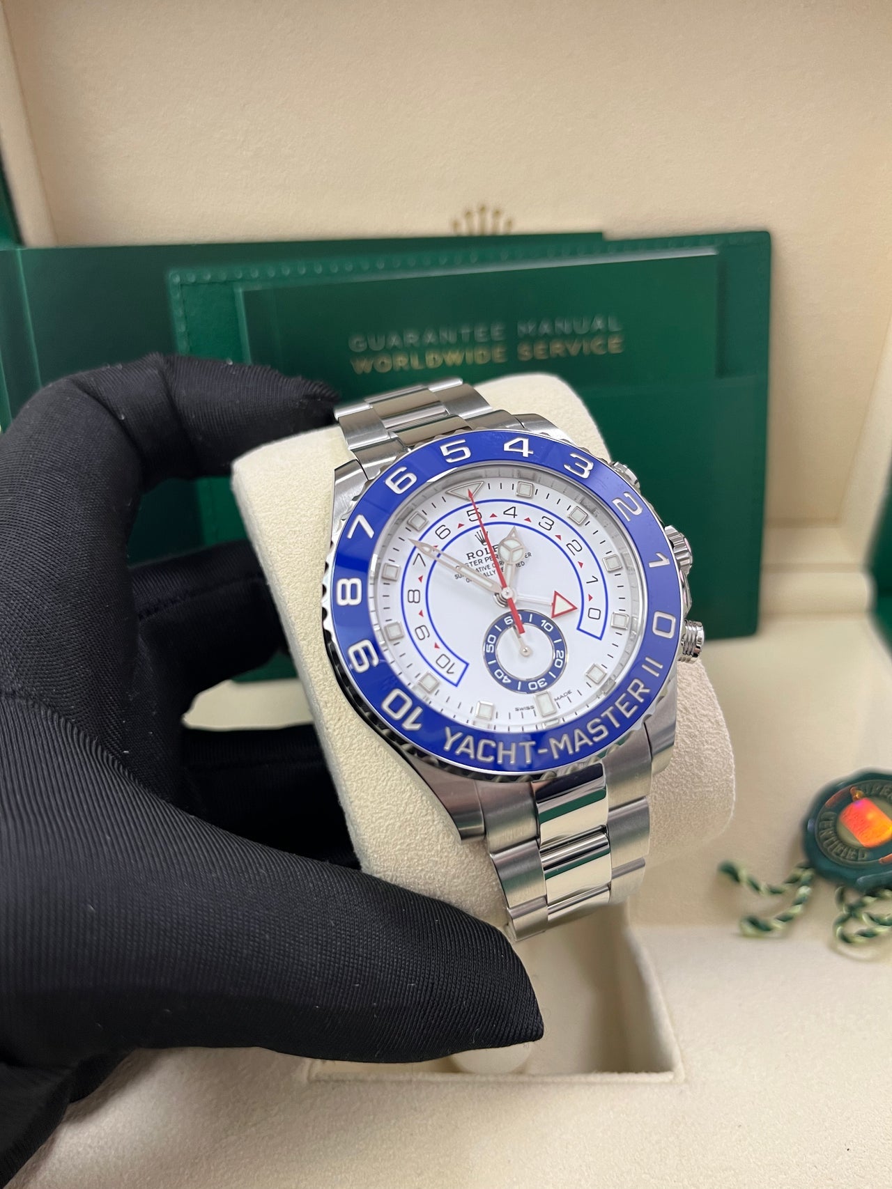 Yacht-Master II - Matte White Mercedes Dial