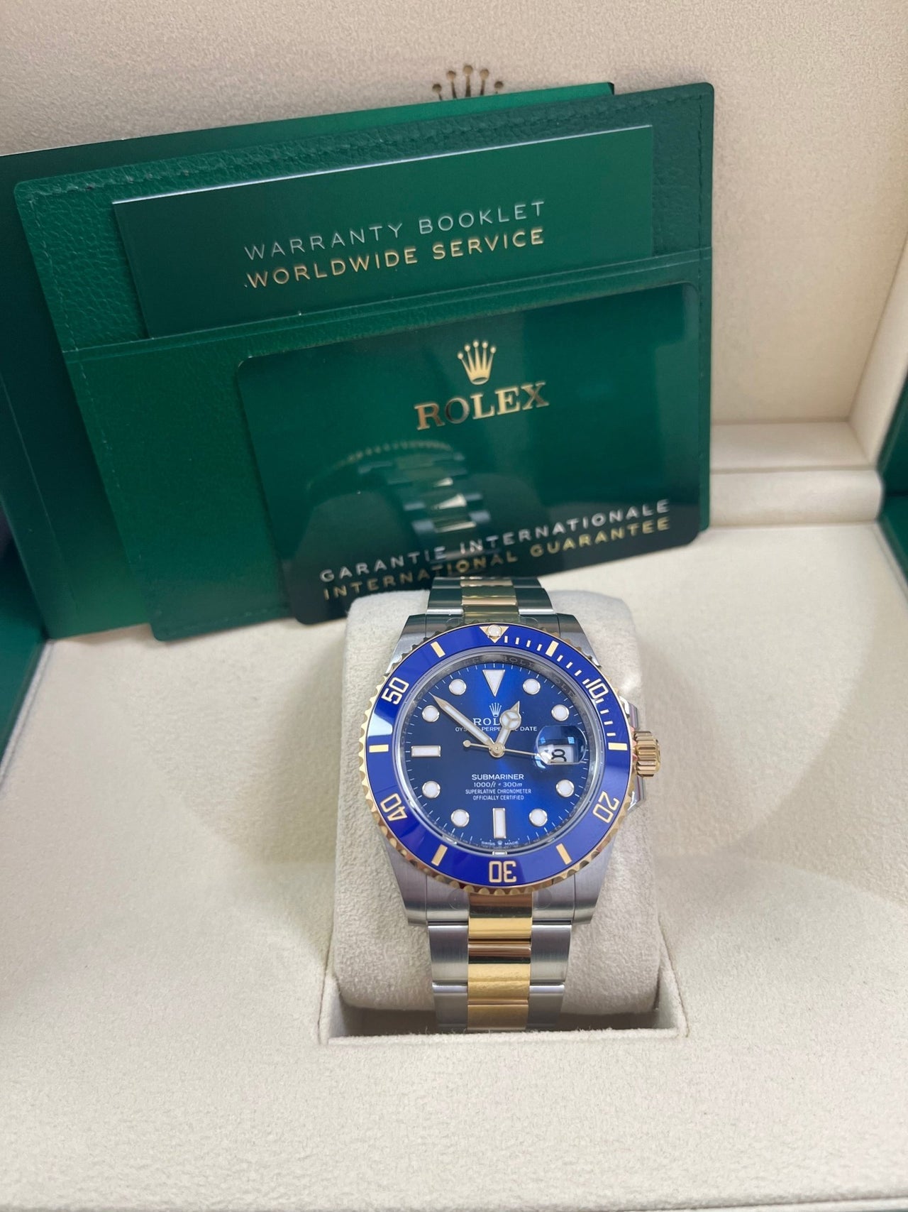 Submariner Yellow Gold  - Blue Dial