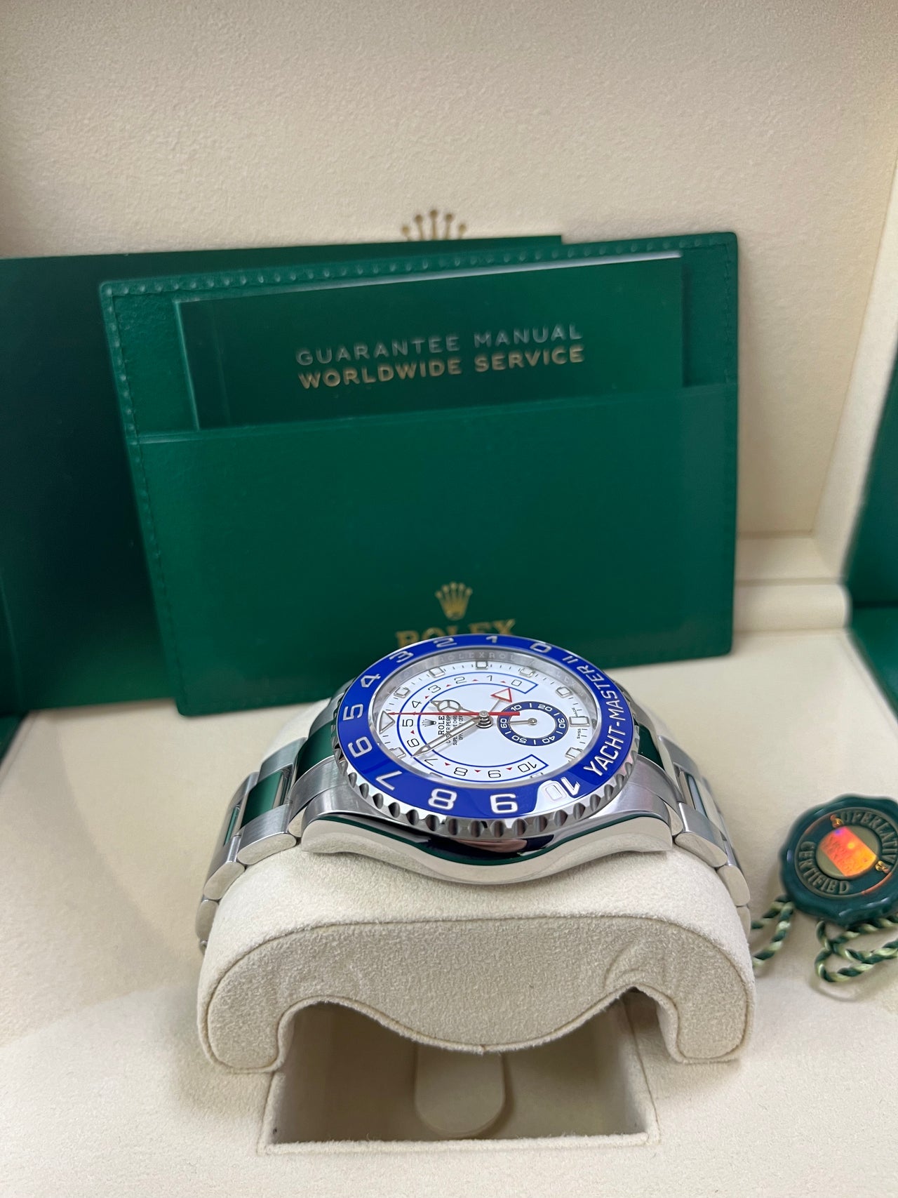 Yacht-Master II - Matte White Mercedes Dial