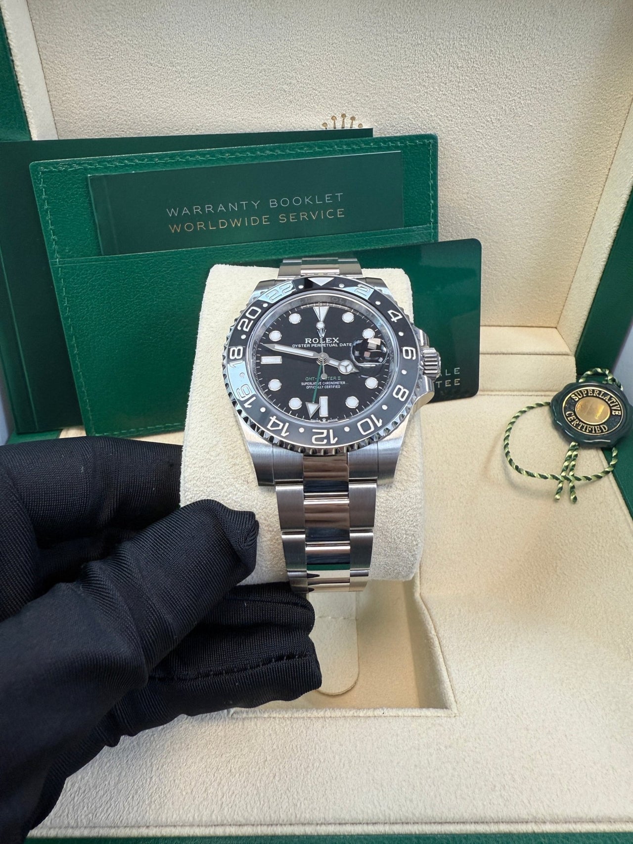 GMT-Master II Black Grey Oyster "Bruce Wayne"