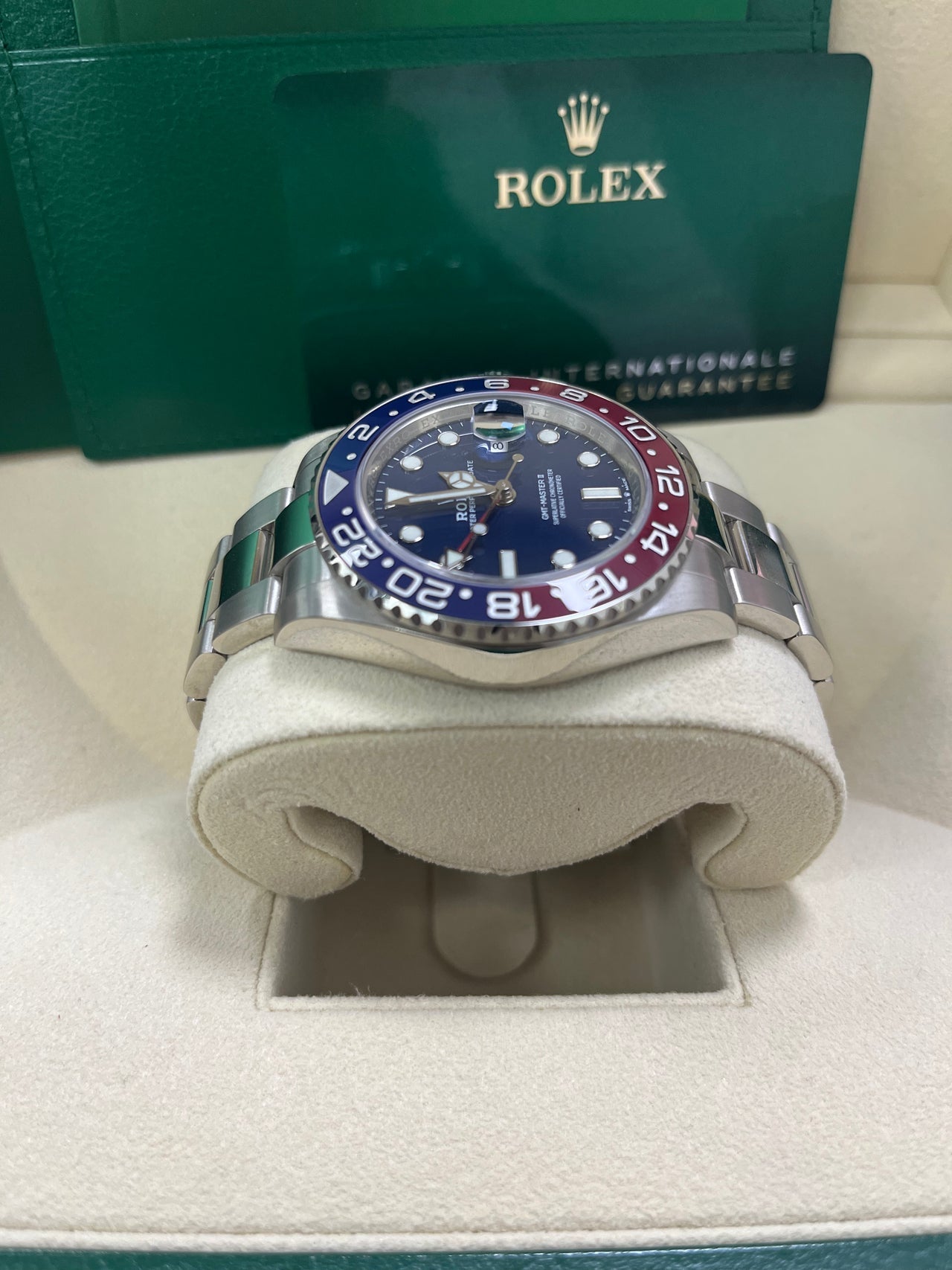 GMT-Master II - 40mm "Pepsi" - Blue Dial - Oyster