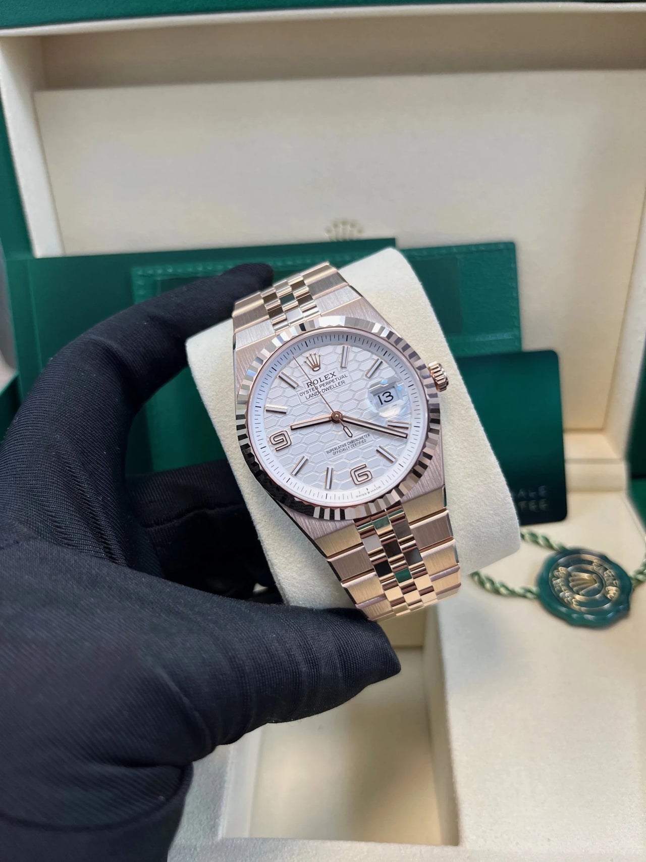 Land Dweller 40mm Rose Gold White Dial
