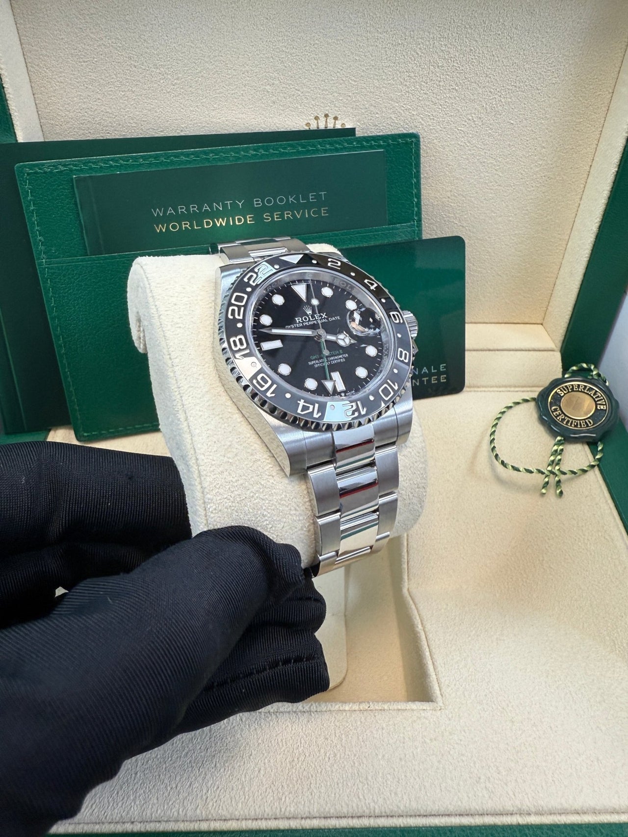 GMT-Master II Black Grey Oyster "Bruce Wayne"