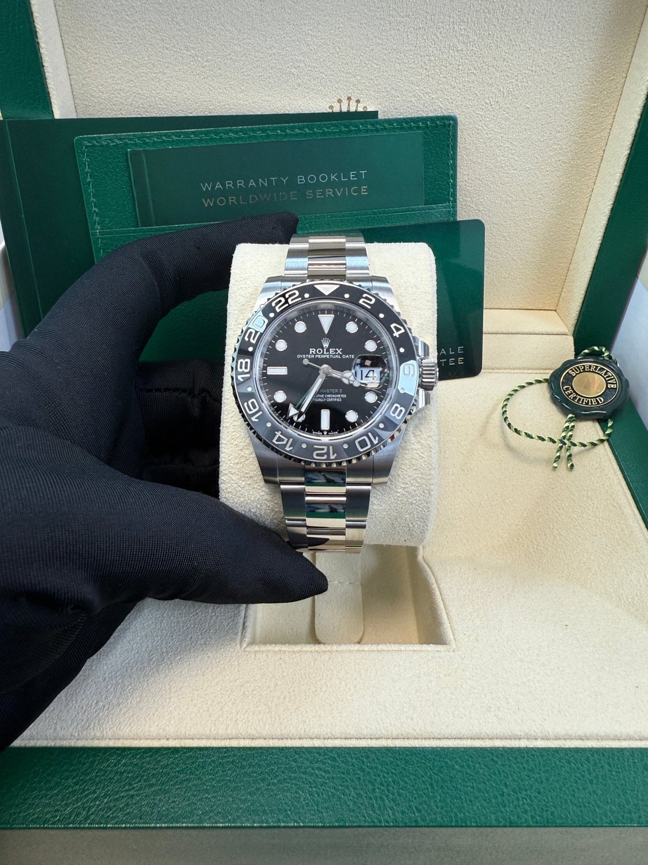 GMT-Master II Black Grey Oyster "Bruce Wayne"