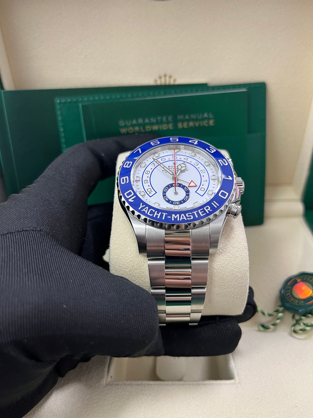 Yacht-Master II - Matte White Mercedes Dial