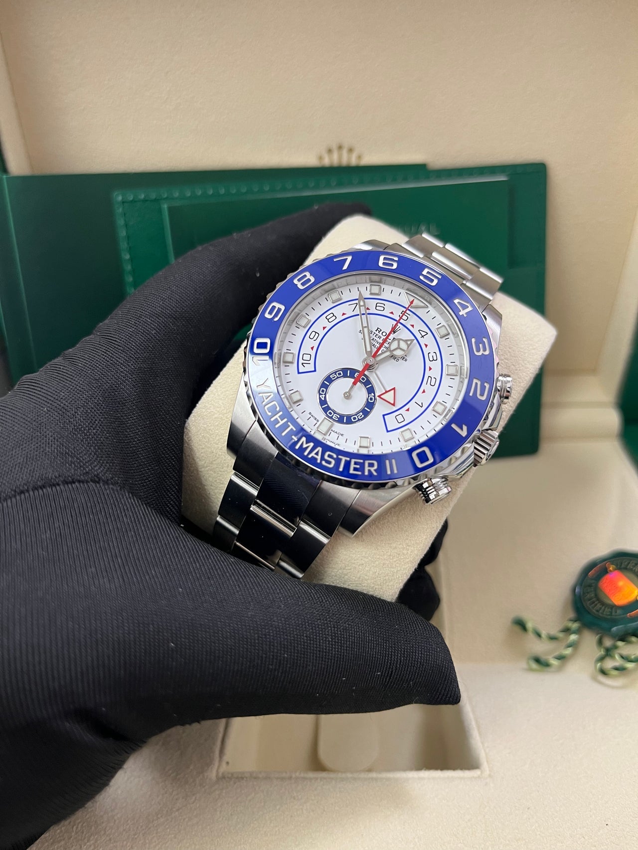 Yacht-Master II - Matte White Mercedes Dial