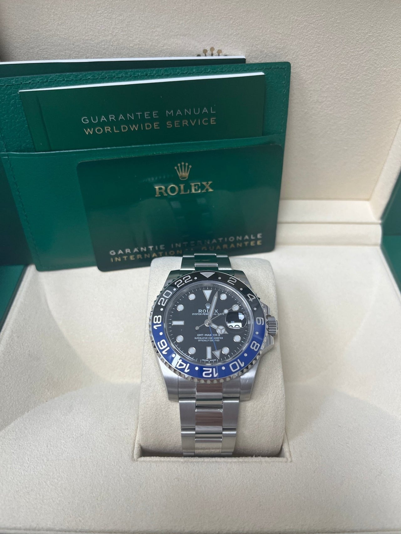 GMT-Master II 40 - Black and Blue Batman