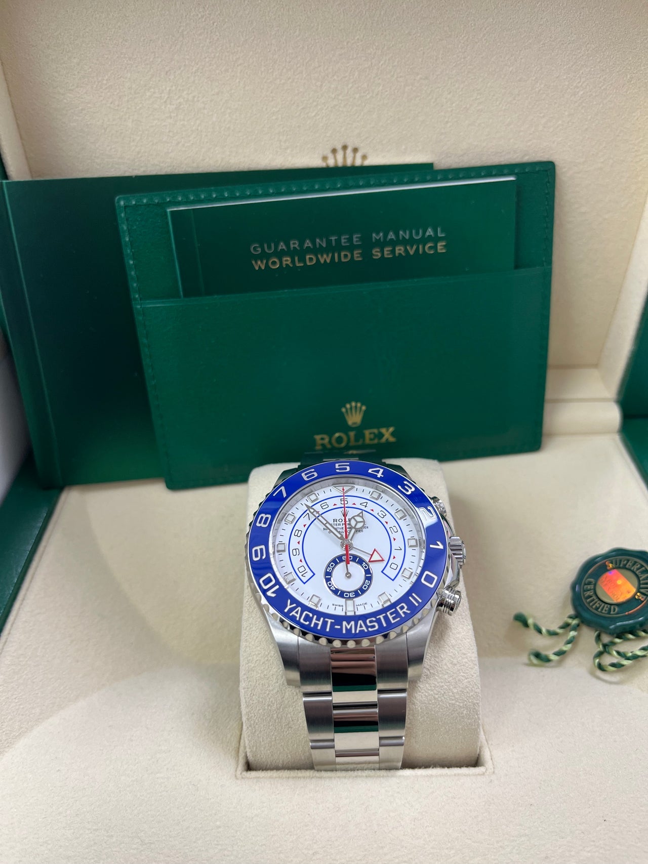 Yacht-Master II - Matte White Mercedes Dial
