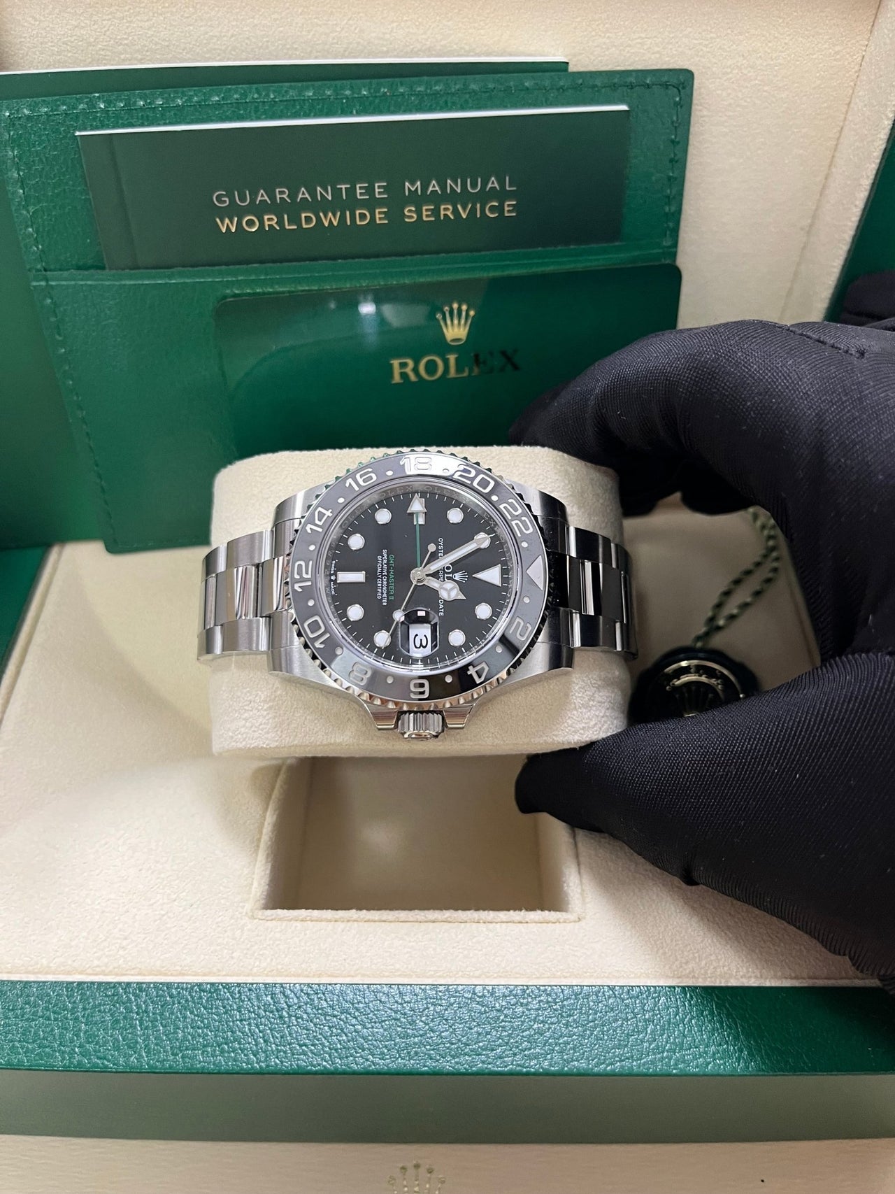 GMT-Master II Black Grey Oyster "Bruce Wayne"