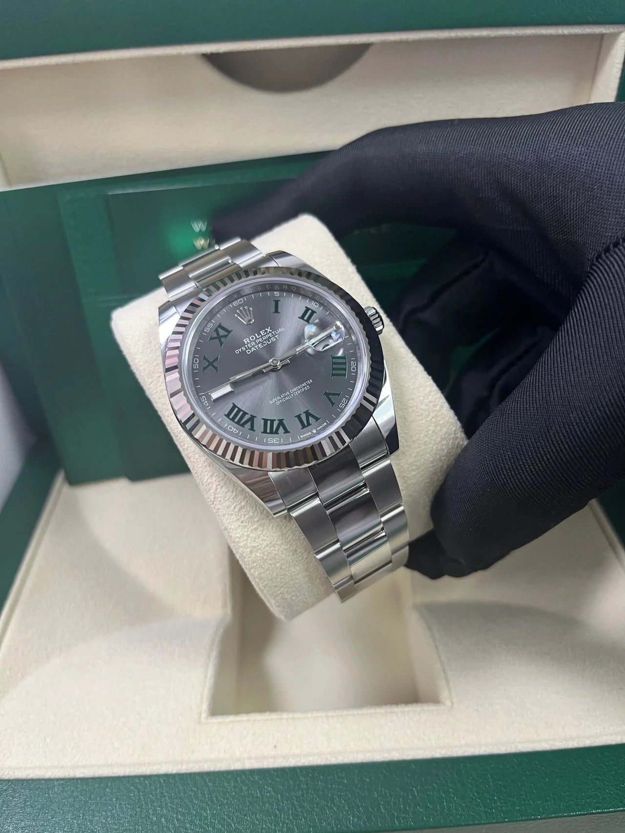 Datejust 41mm Wimbledon Oyster