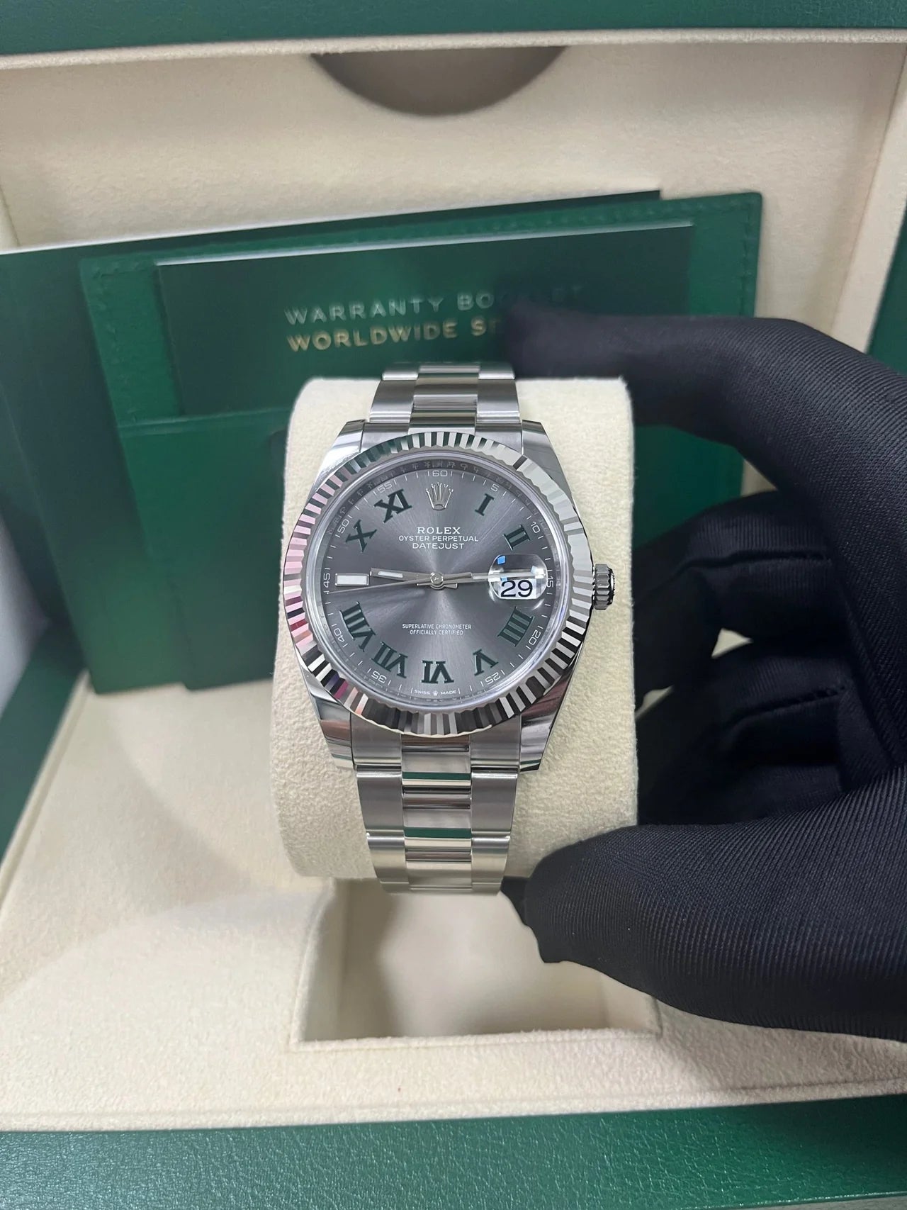 Datejust 41mm Wimbledon Oyster