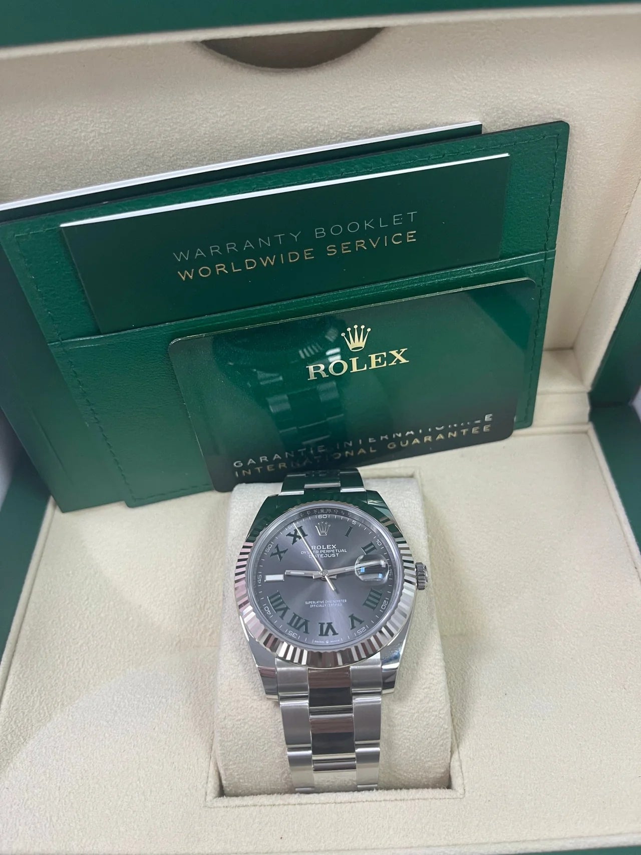 Datejust 41mm Wimbledon Oyster