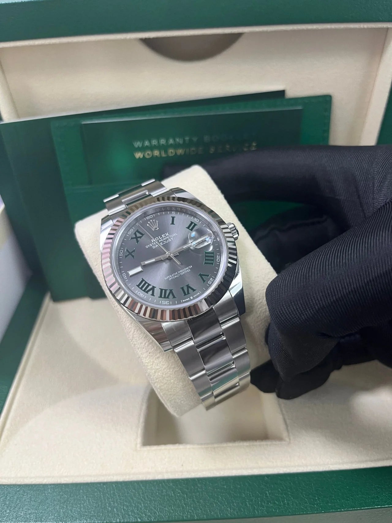 Datejust 41mm Wimbledon Oyster