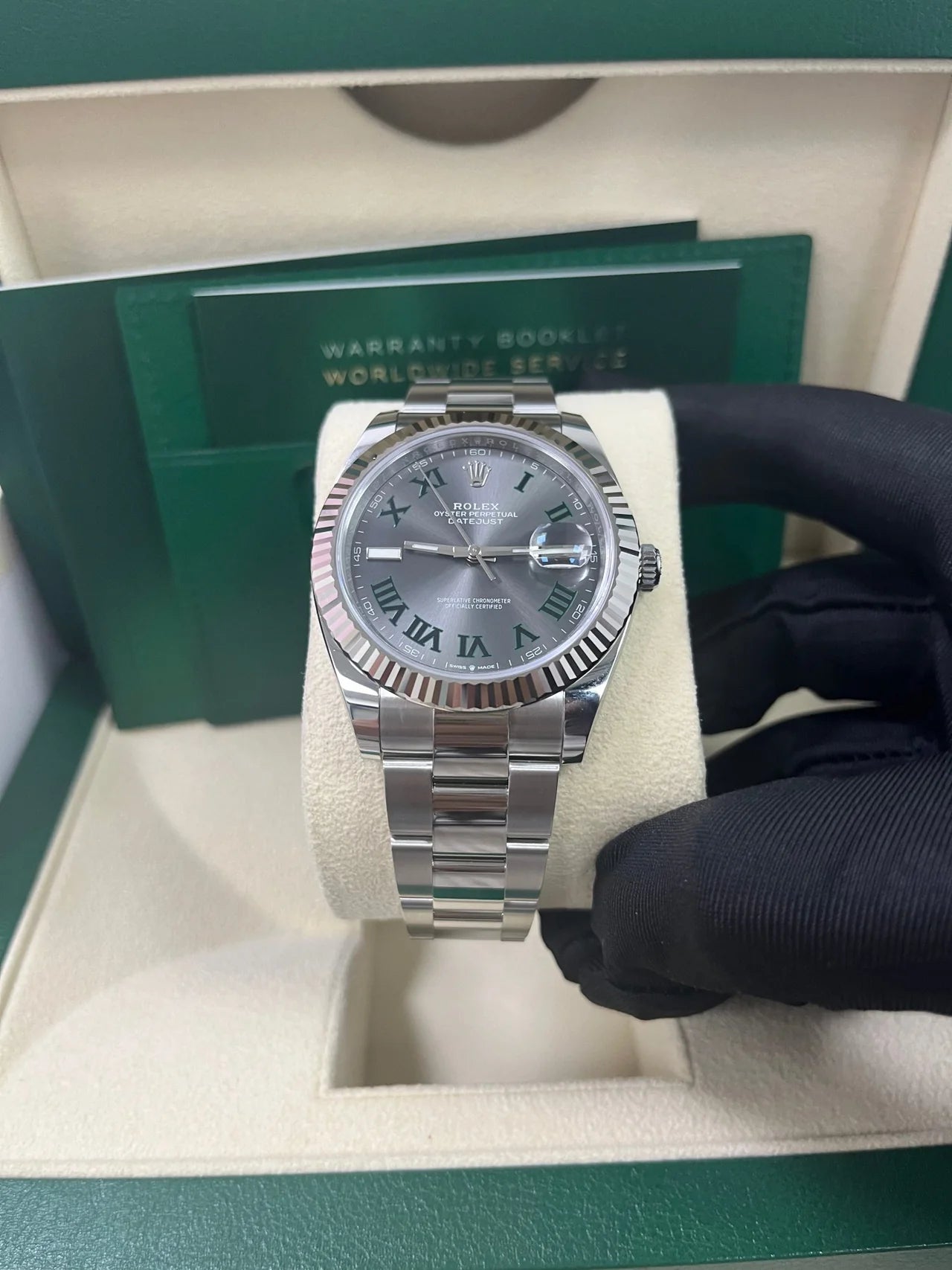 Datejust 41mm Wimbledon Oyster