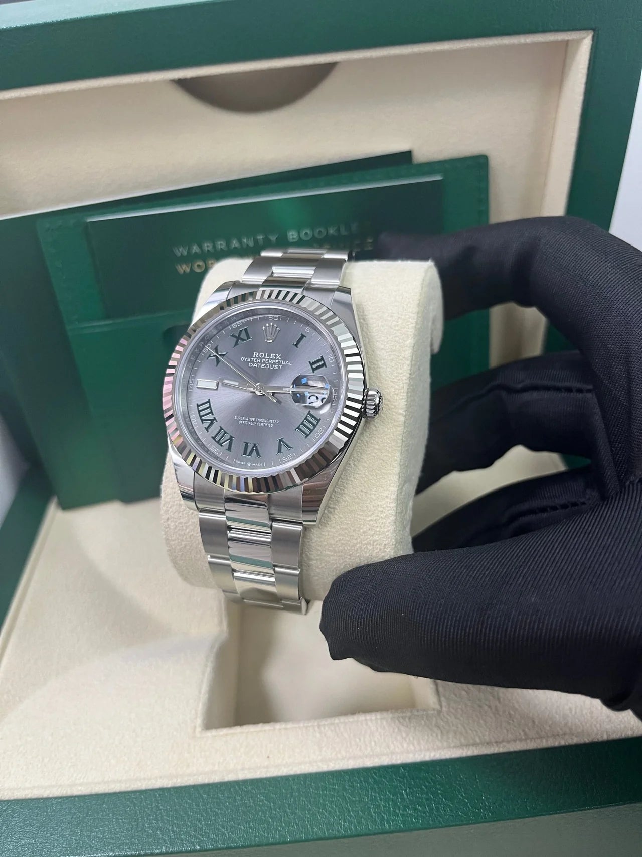 Datejust 41mm Wimbledon Oyster