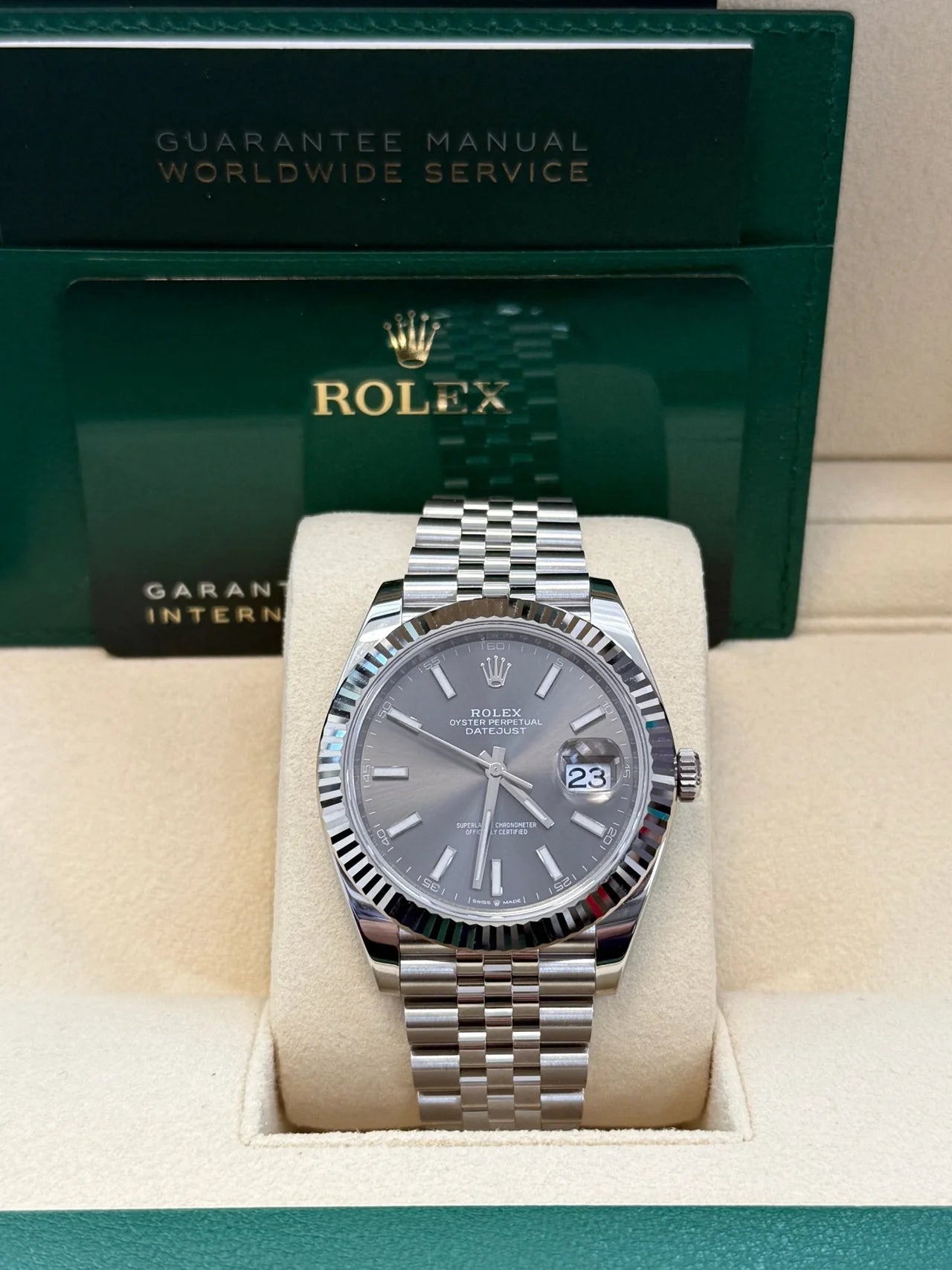 Datejust 41mm grigio Jubilee