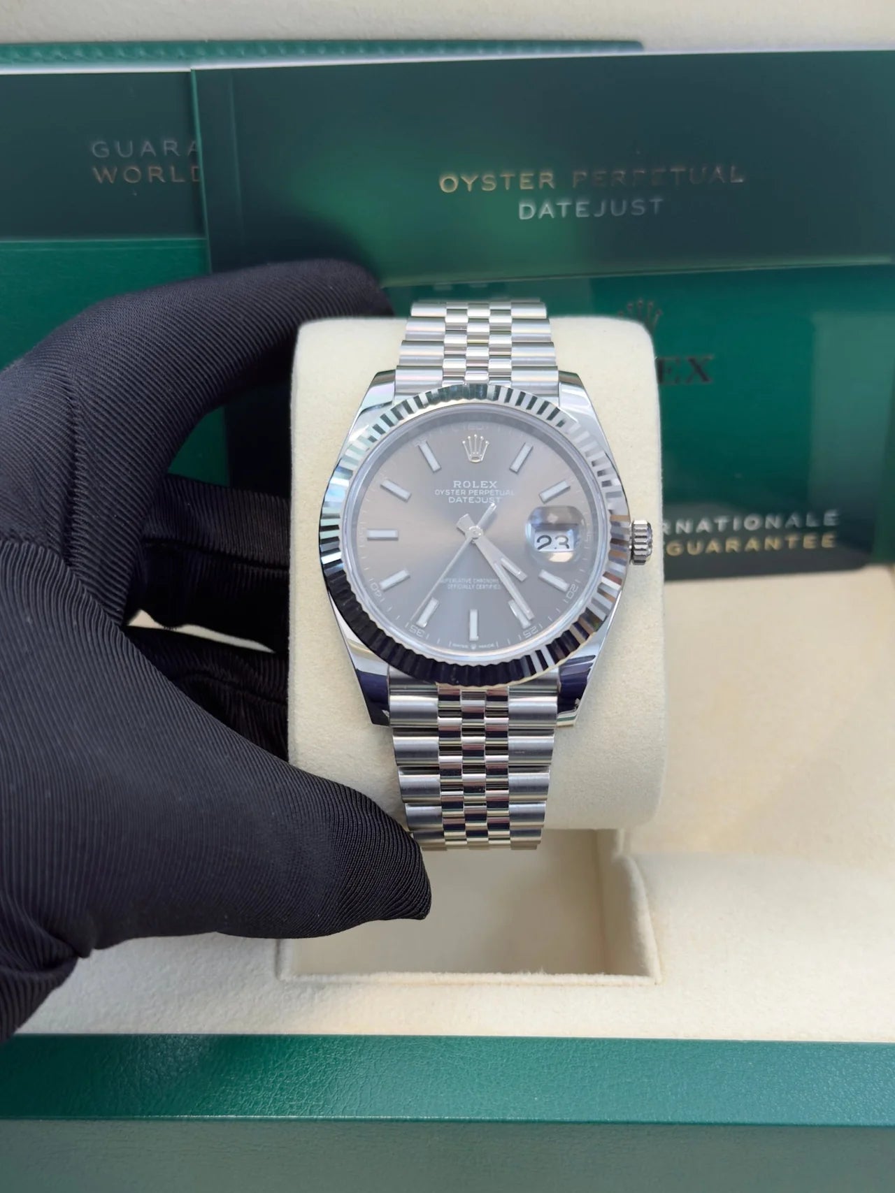 Datejust 41mm grigio Jubilee