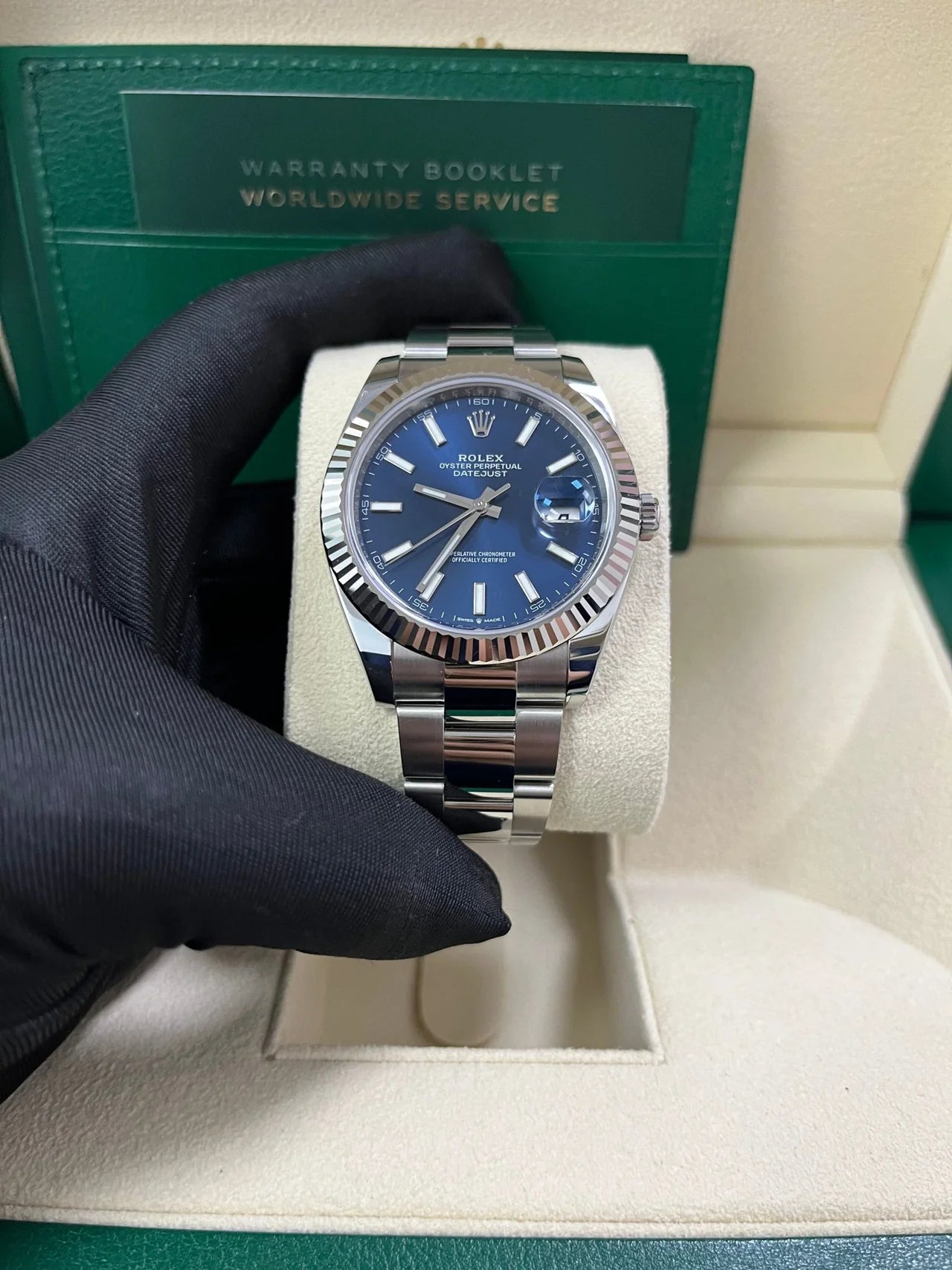 Datejust 41mm Blu Oyster
