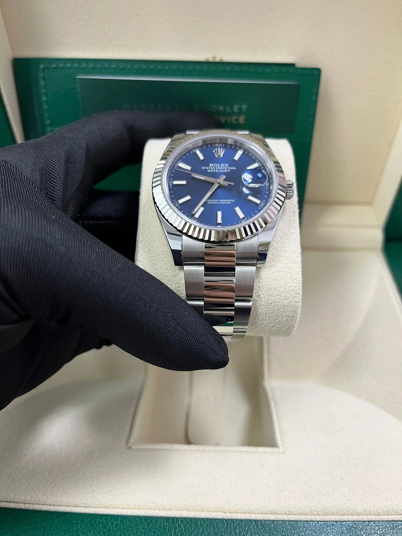 Datejust 41mm Blu Oyster