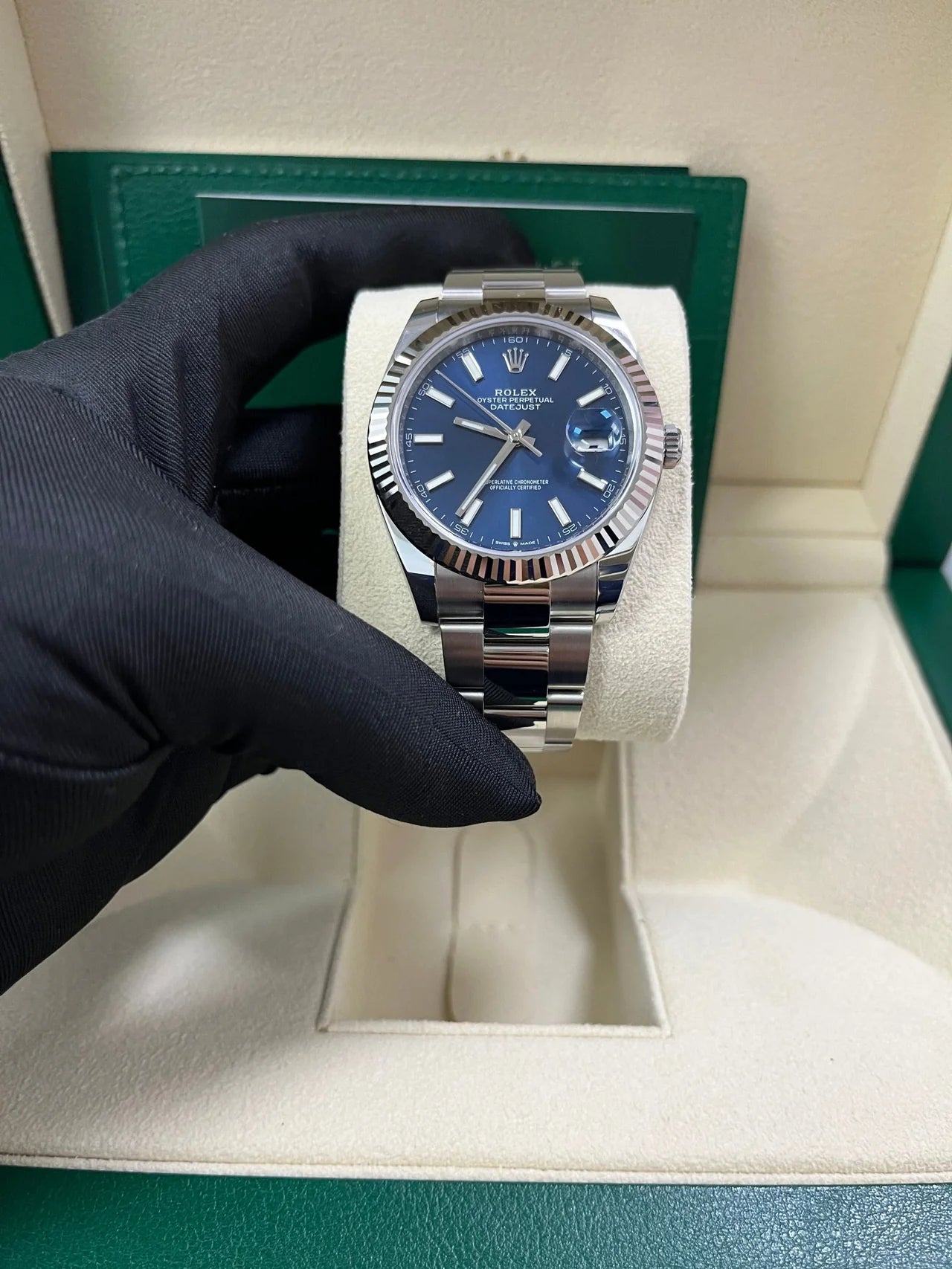 Datejust 41mm Blu Oyster