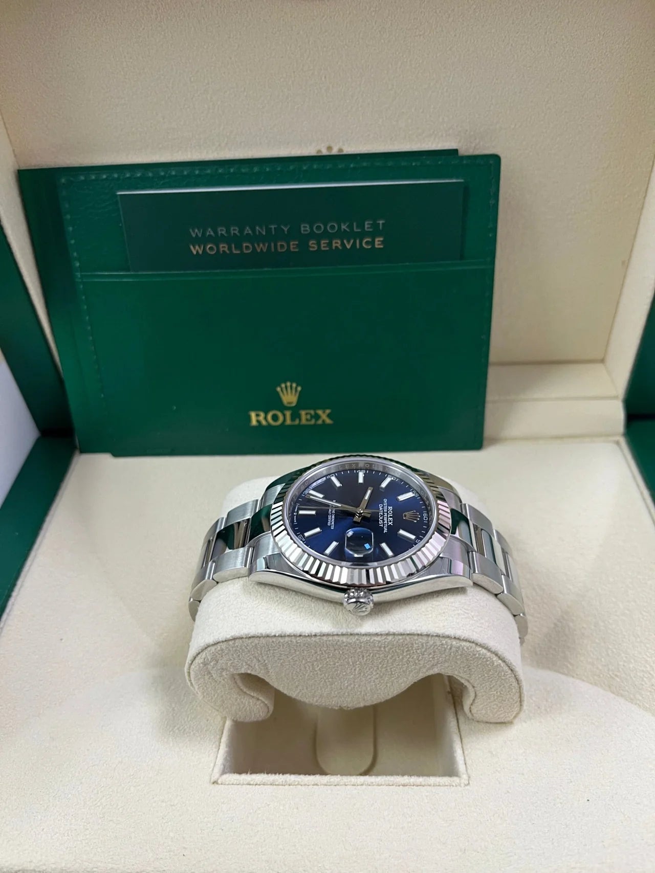 Datejust 41mm Blu Oyster