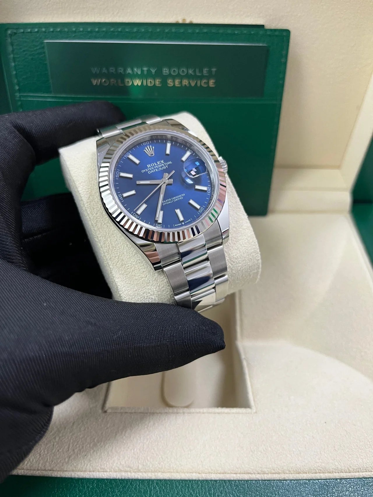 Datejust 41mm Blu Oyster