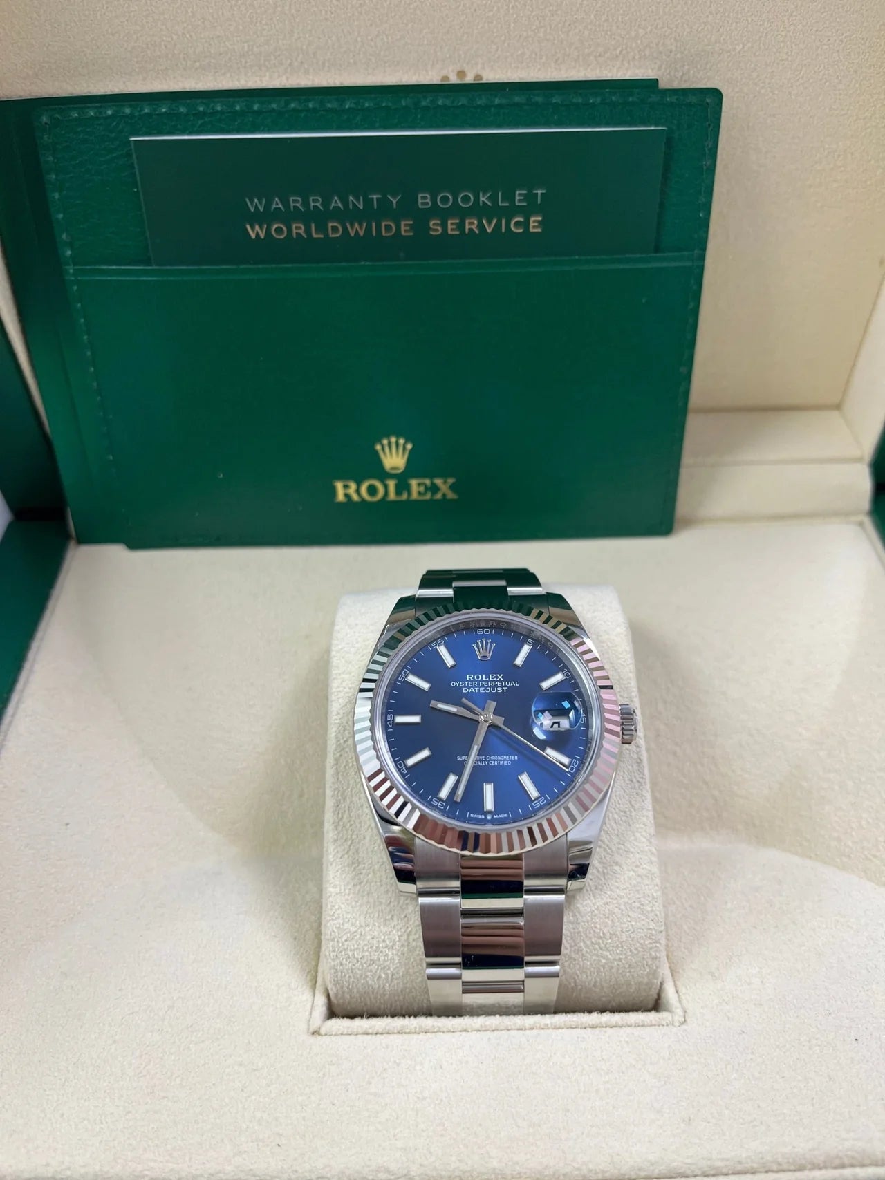 Datejust 41mm Blu Oyster