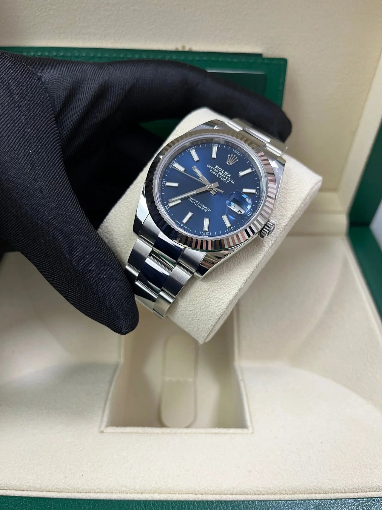 Datejust 41mm Blu Oyster