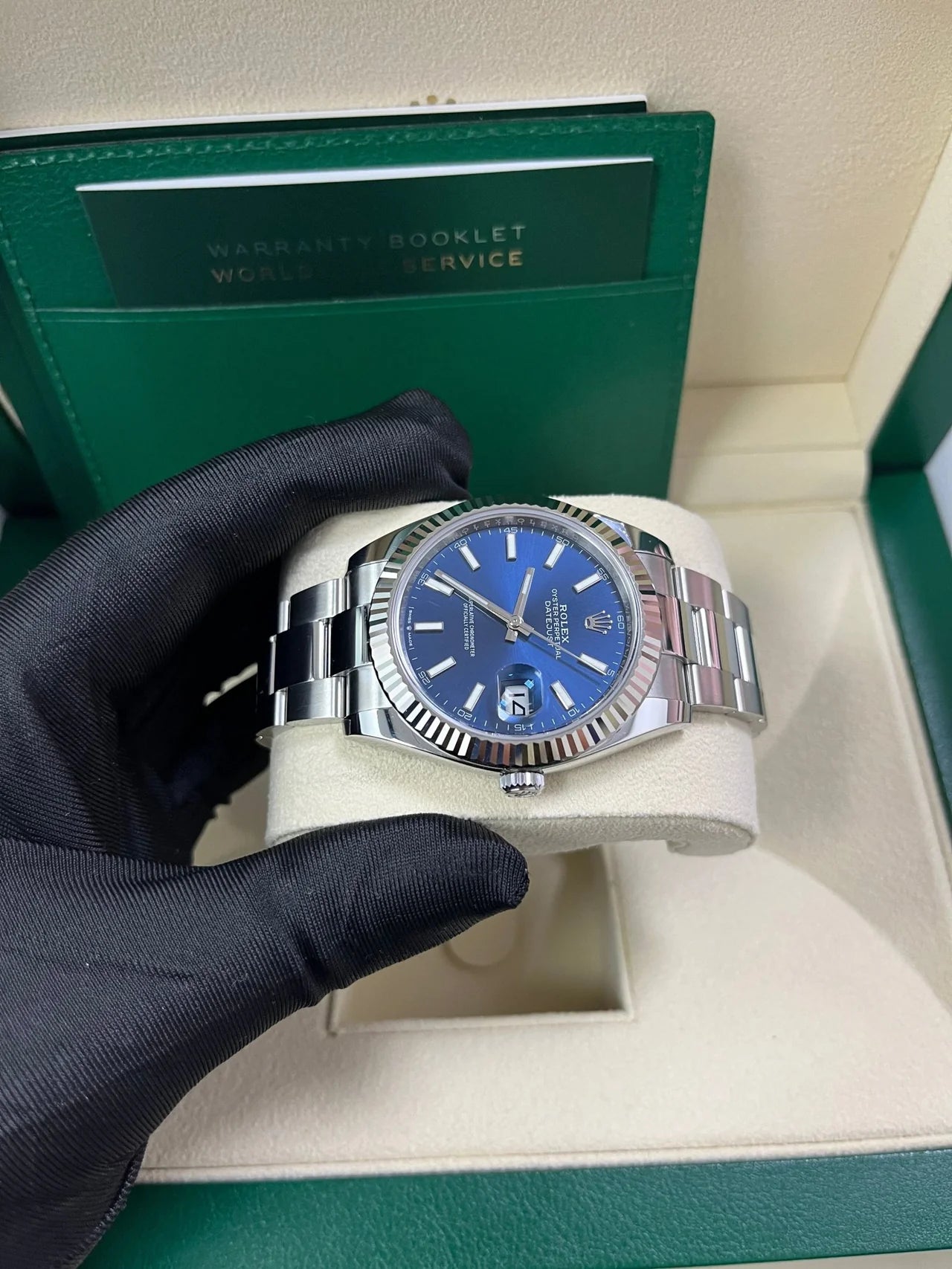 Datejust 41mm Blu Oyster